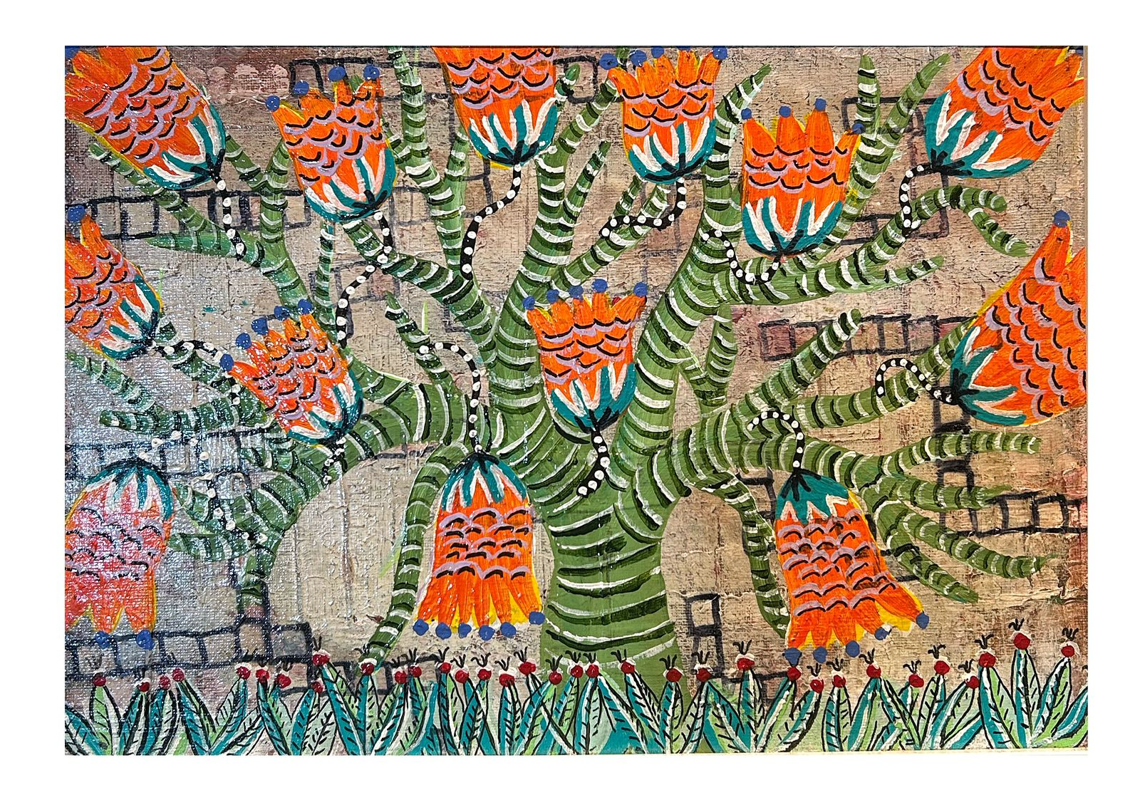 Henk Scholtz - Twist - 29 x 39 cm - Acrylic on canvas - R4 725