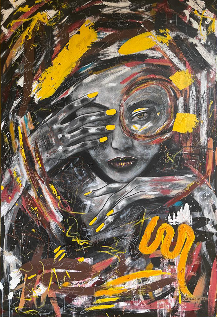 Janko de Beer - Untitled III - 100 x 150 cm - Mixed Media - R68 250