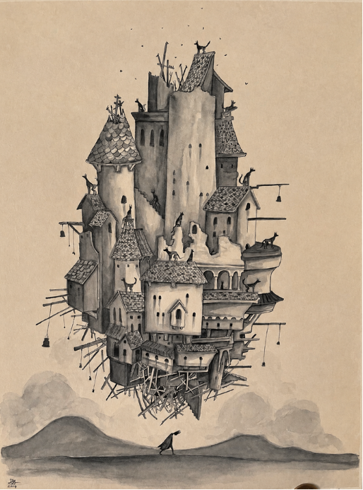 David Griessel - The Architecture of Sleep 57/250 - A3 - Animated Print - ZAR 2 750 excl VAT