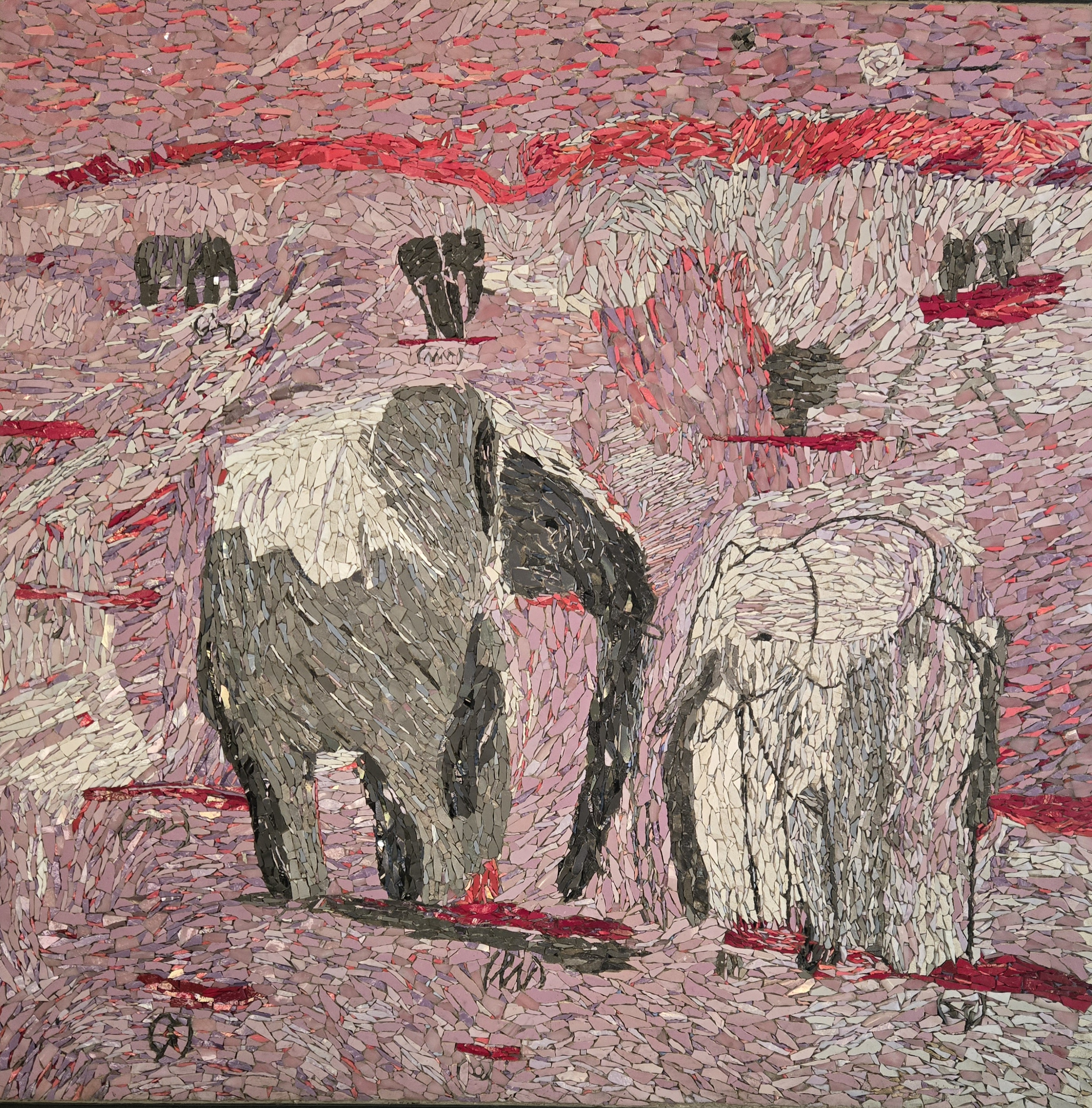 Elsabe Milandri - Lunar - 120 x 120 cm - Mosaic - R109 250