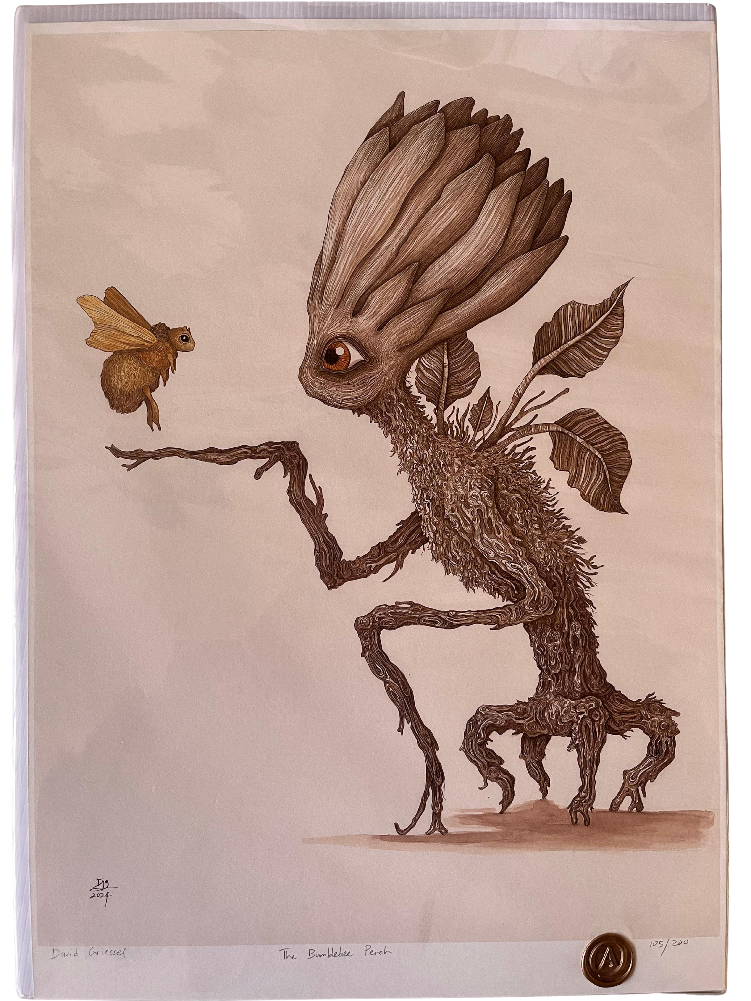 David Griessel - The Bumblebee Perch - A3 - Animated print - ZAR 2 750 excl VAT
