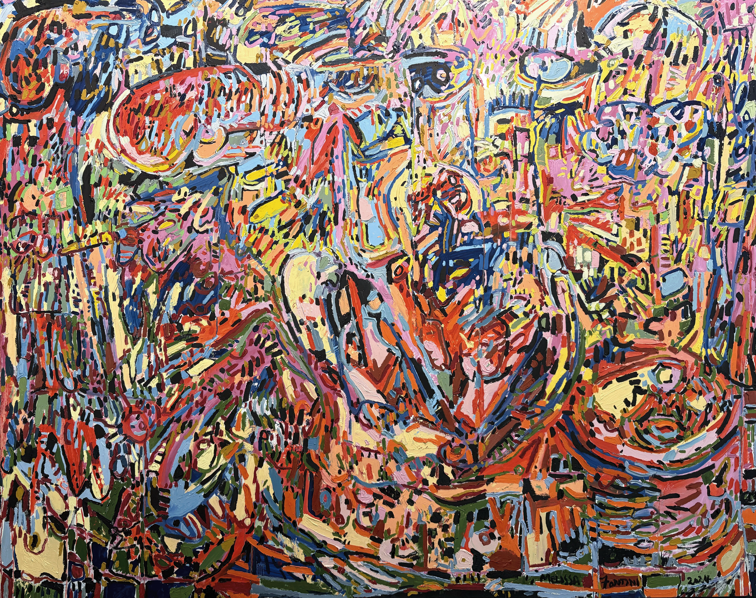 Melissa Fontini - Beyond culture and Knowledge - 188 cm x 150 cm - Oil on canvas - R60 000 excl VAT