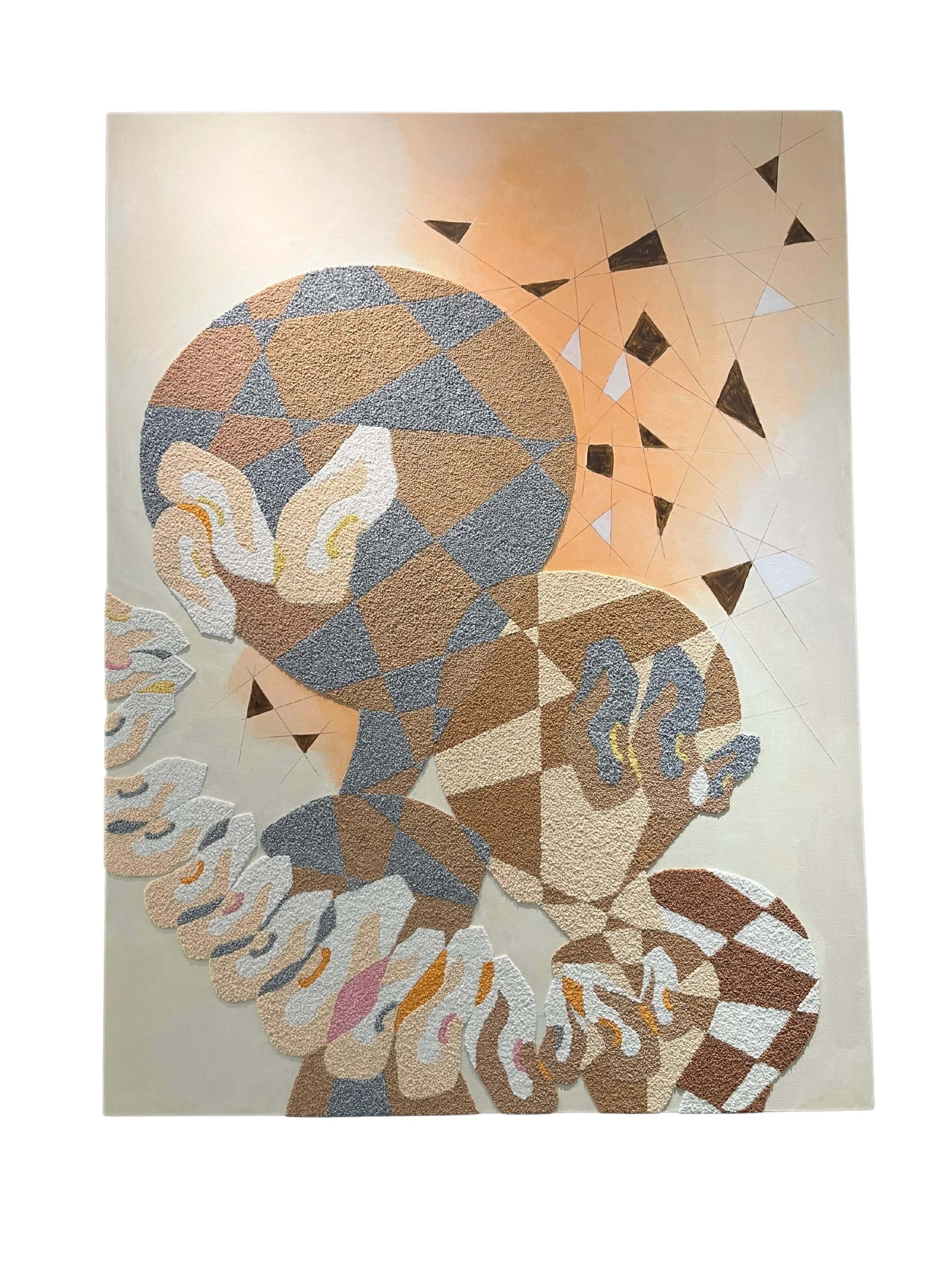 Ilja Visser - Beneath the Spoken - 194 x 145 cm - Mixed media on canvas - ZAR 180 000 excl VAT