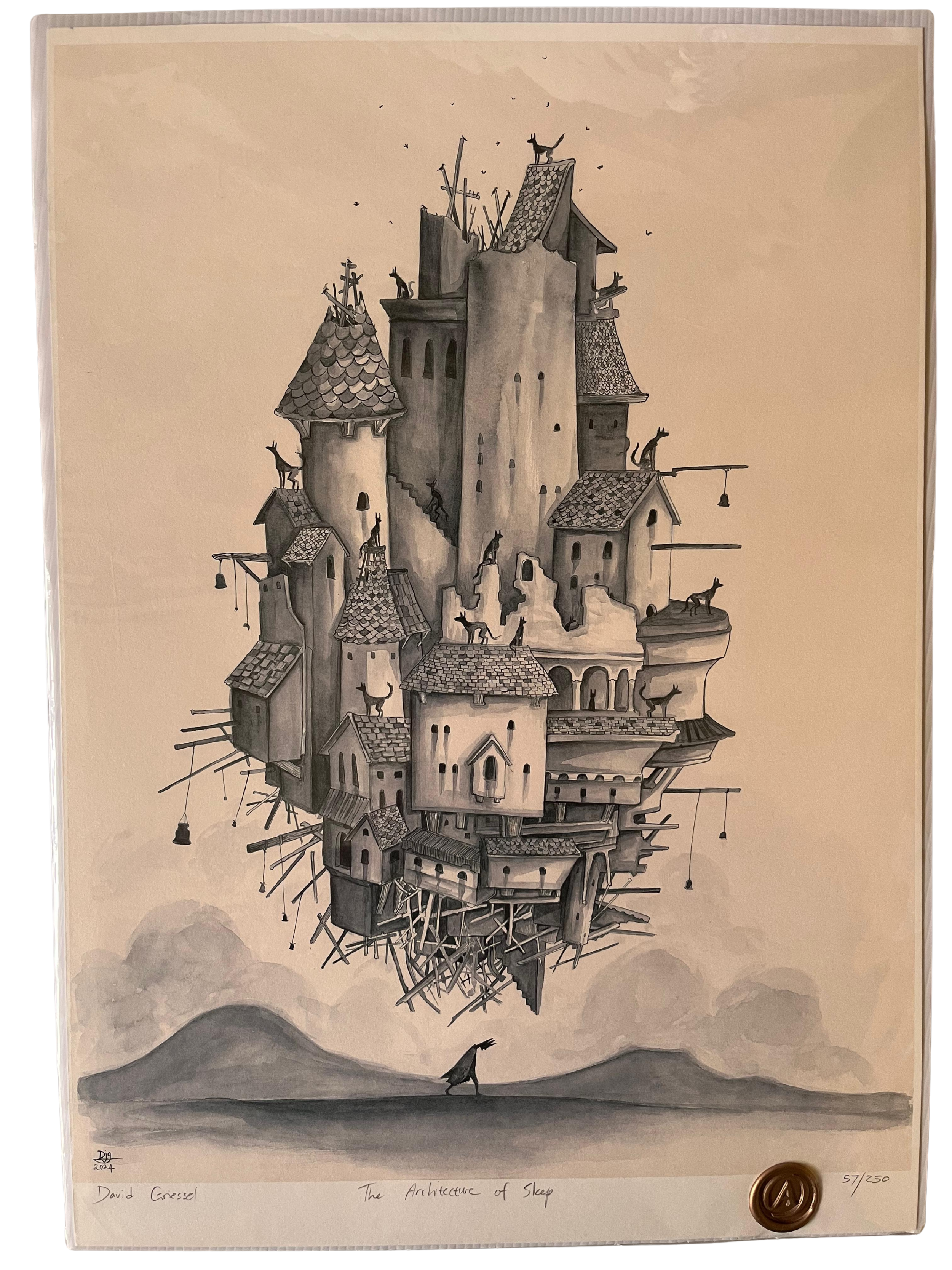 David Griessel - The Architecture of Sleep - A3 - Animated print - ZAR 2 750 excl VAT