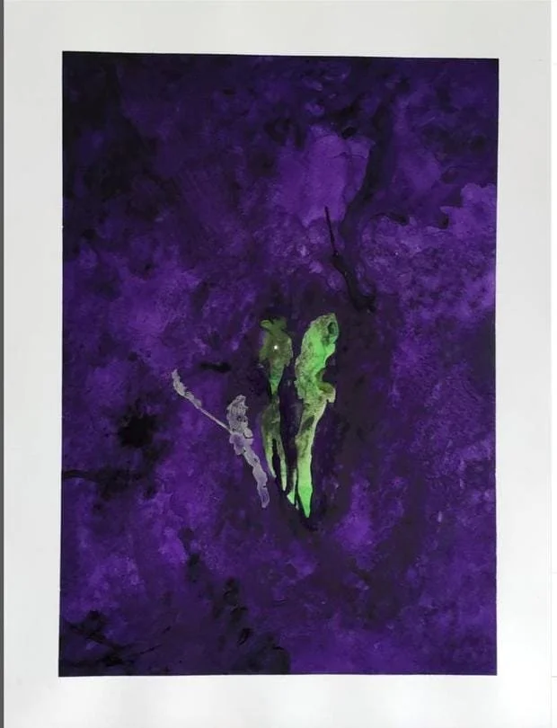 Mathew Brittan - Imagining Elemental Beings - watercolour - R7 000, 00