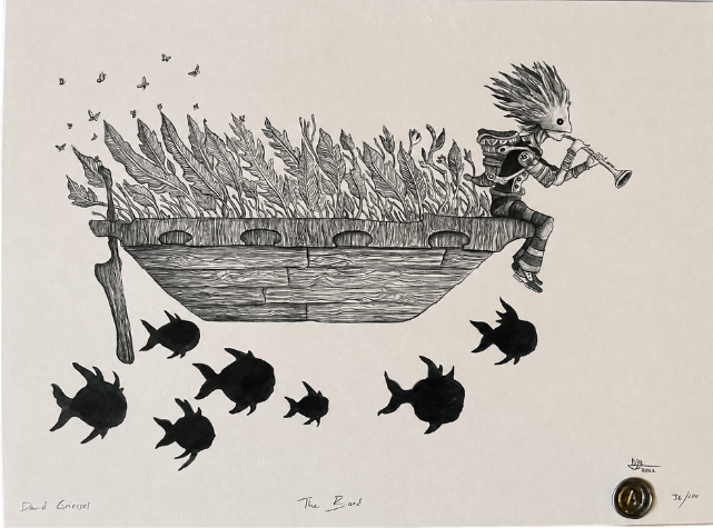 David Griessel - The Bard - A3 - Animated print - ZAR 2 750 excl VAT