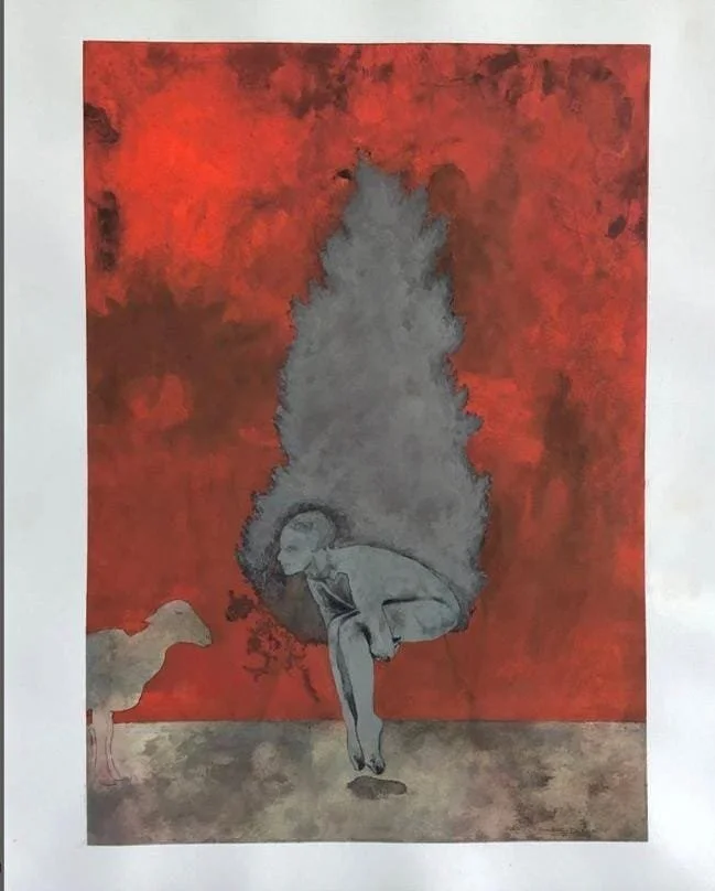 Mathew Brittan - Picturing the four earthly kingdoms  - watercolour - R7 000, 00