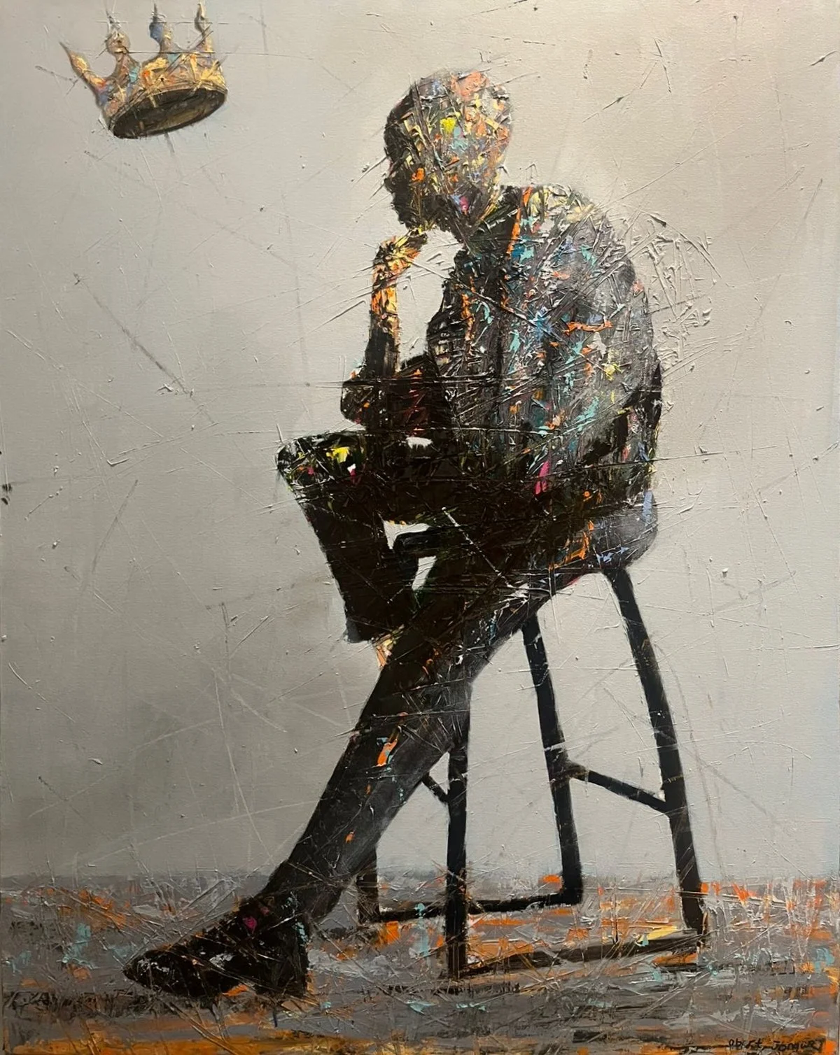 Obert Jongwe - Glory - Acrylic on canvas - 90 x 120 cm - R 50 000 excl VAT
