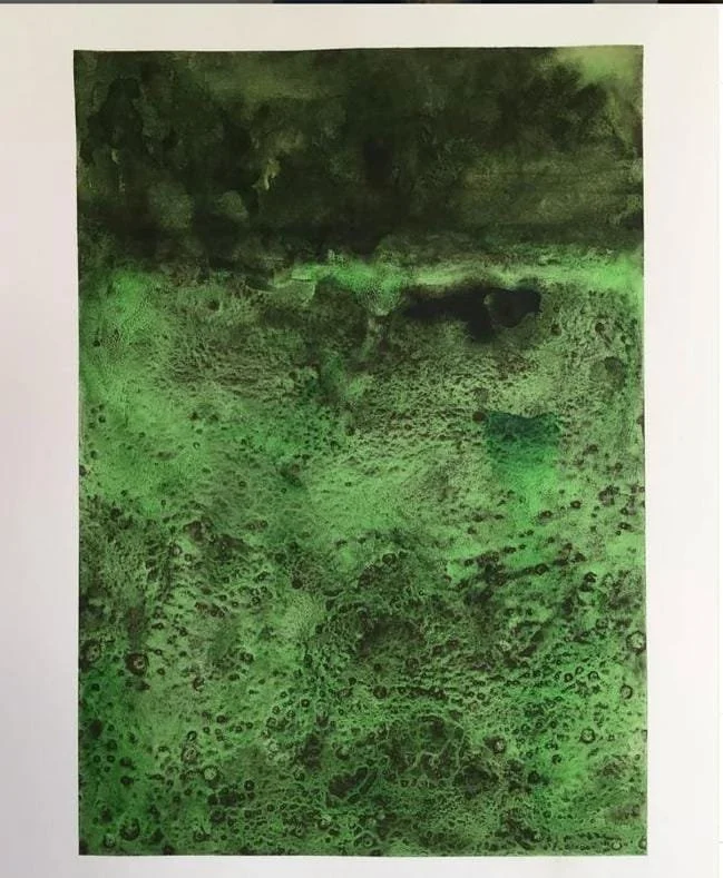 Mathew Brittan - Ambling through a glade on Noordhoek - watercolour - R7 000, 00