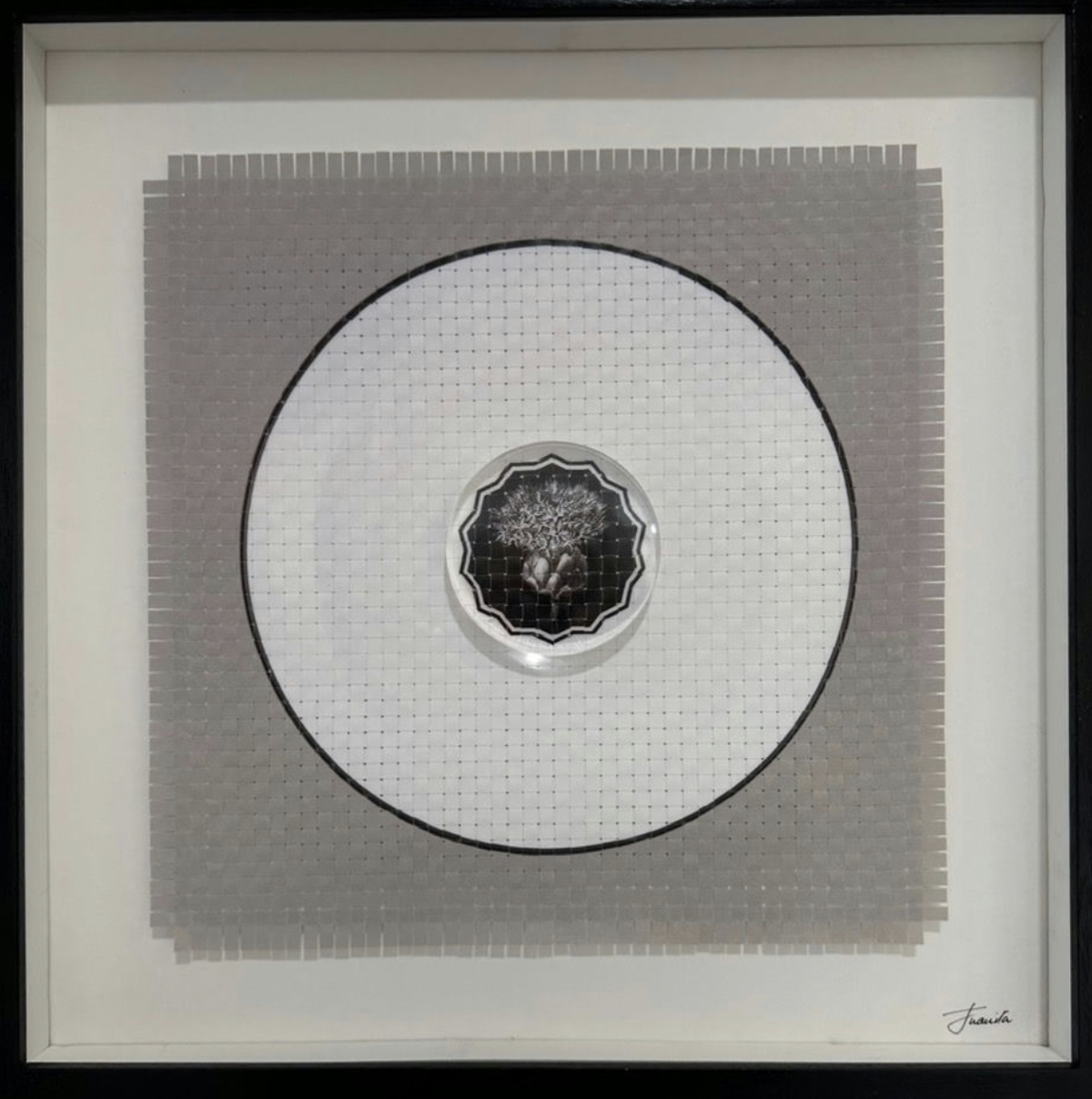 Juanita Oosthuizen - Christian Lacroix, Paperwork Thristle - 38 x 38 cm - Paper weave - R8 500