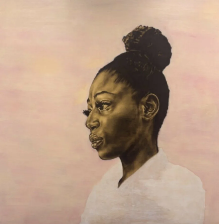 Kelly John Gough - Halycon - Oil on wood - 100 cm x 100 cm - ZAR 38 000 excl VAT