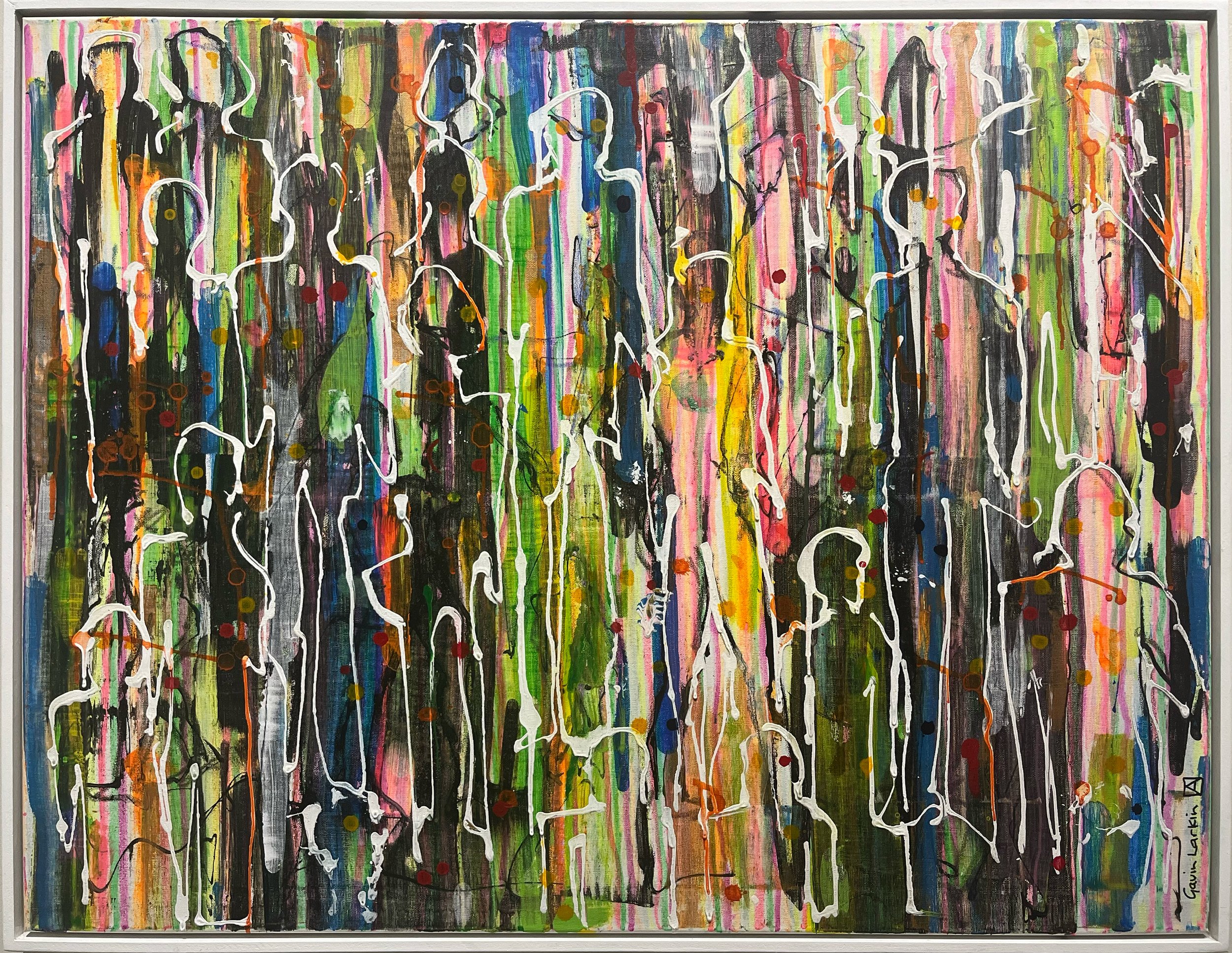 Gavin Larkin - Figure Spectrum - 75 x 95 cm - Acrylic on canvas - R15 750