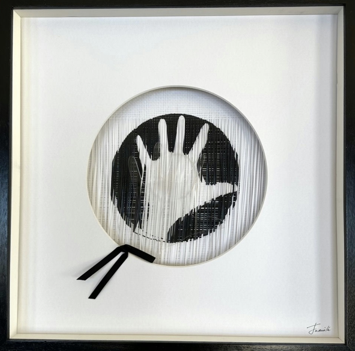 Juanita Oosthuizen - Hand made - 38 x 38 cm - Paper weave - R8 500