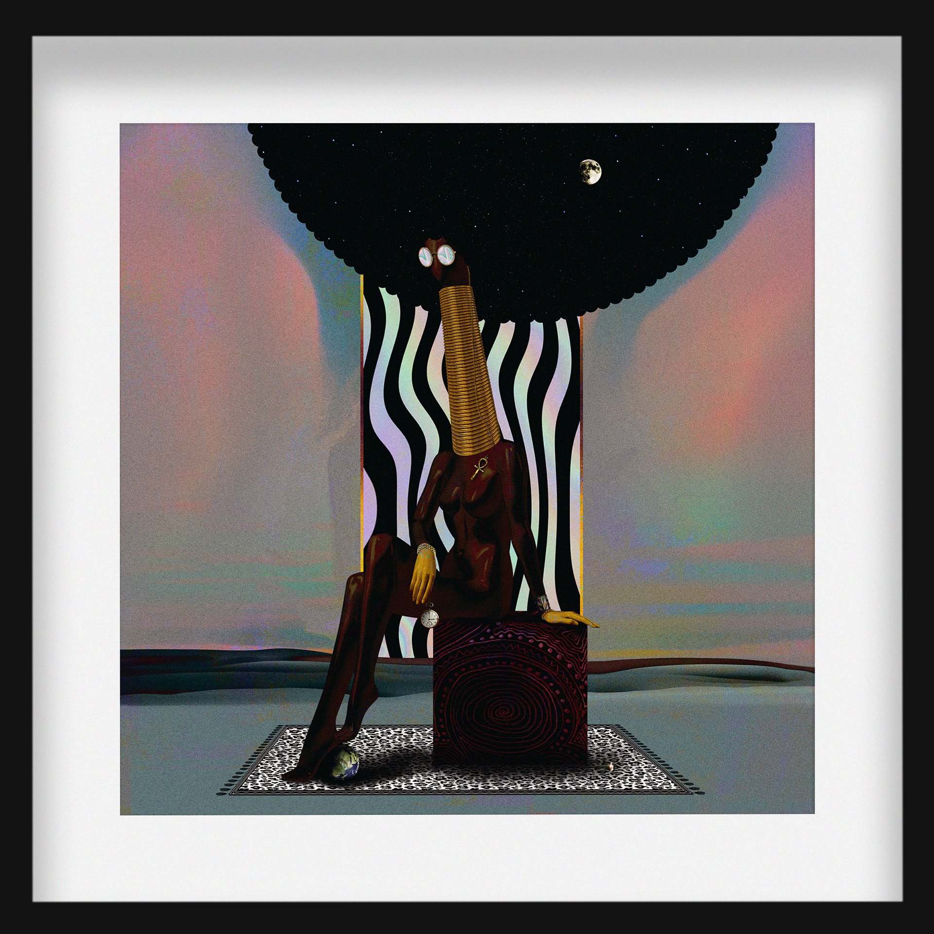 vonMash - Ndovukazi I - 90 x 90 cm - Digital Art - R48 825