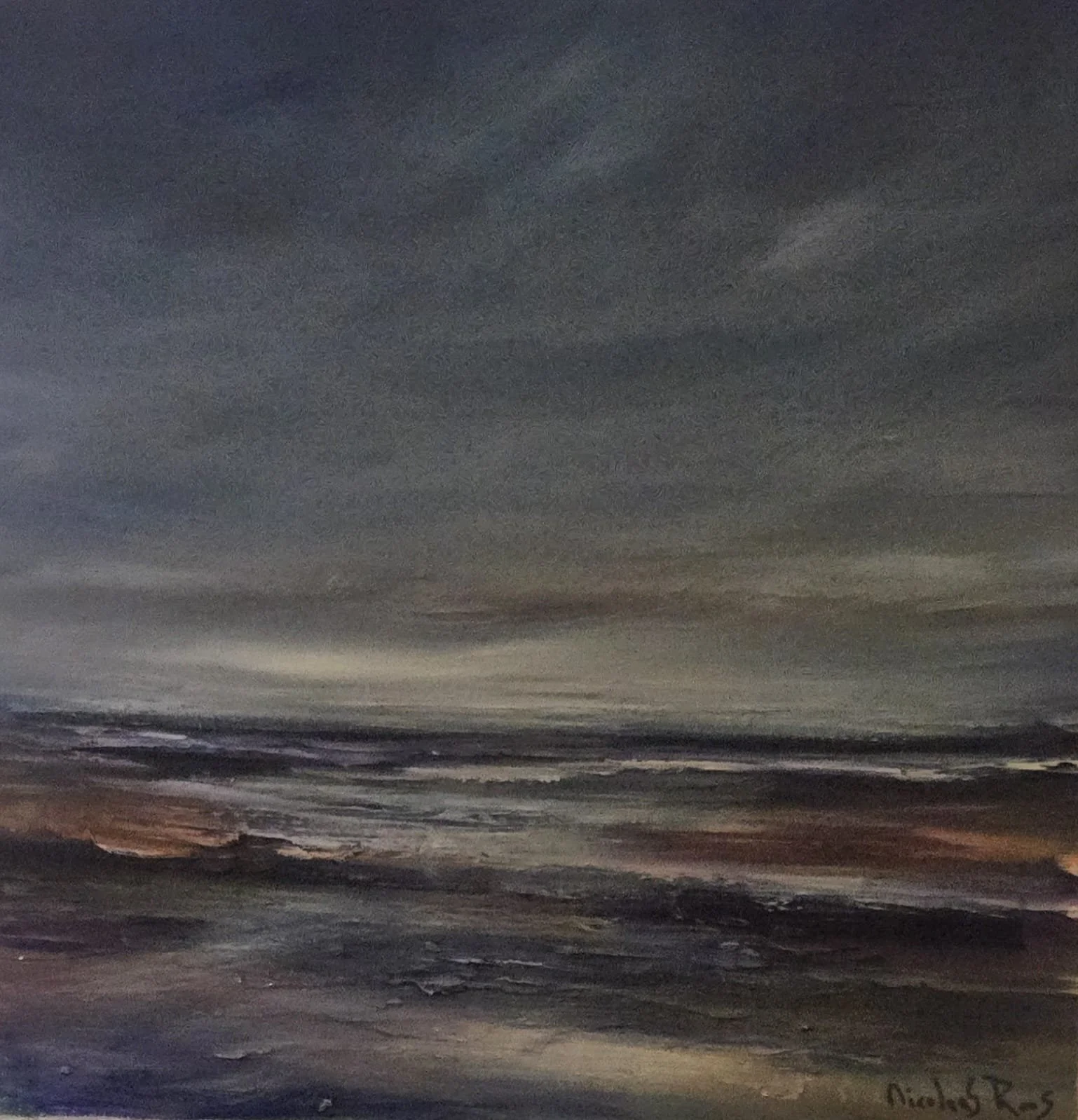 Nicolaas Roos  - Untitled I - 50 x 50 cm - oil on canvas