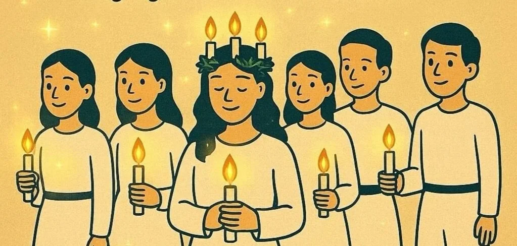 Lucia tog i gamle Skudeneshavn