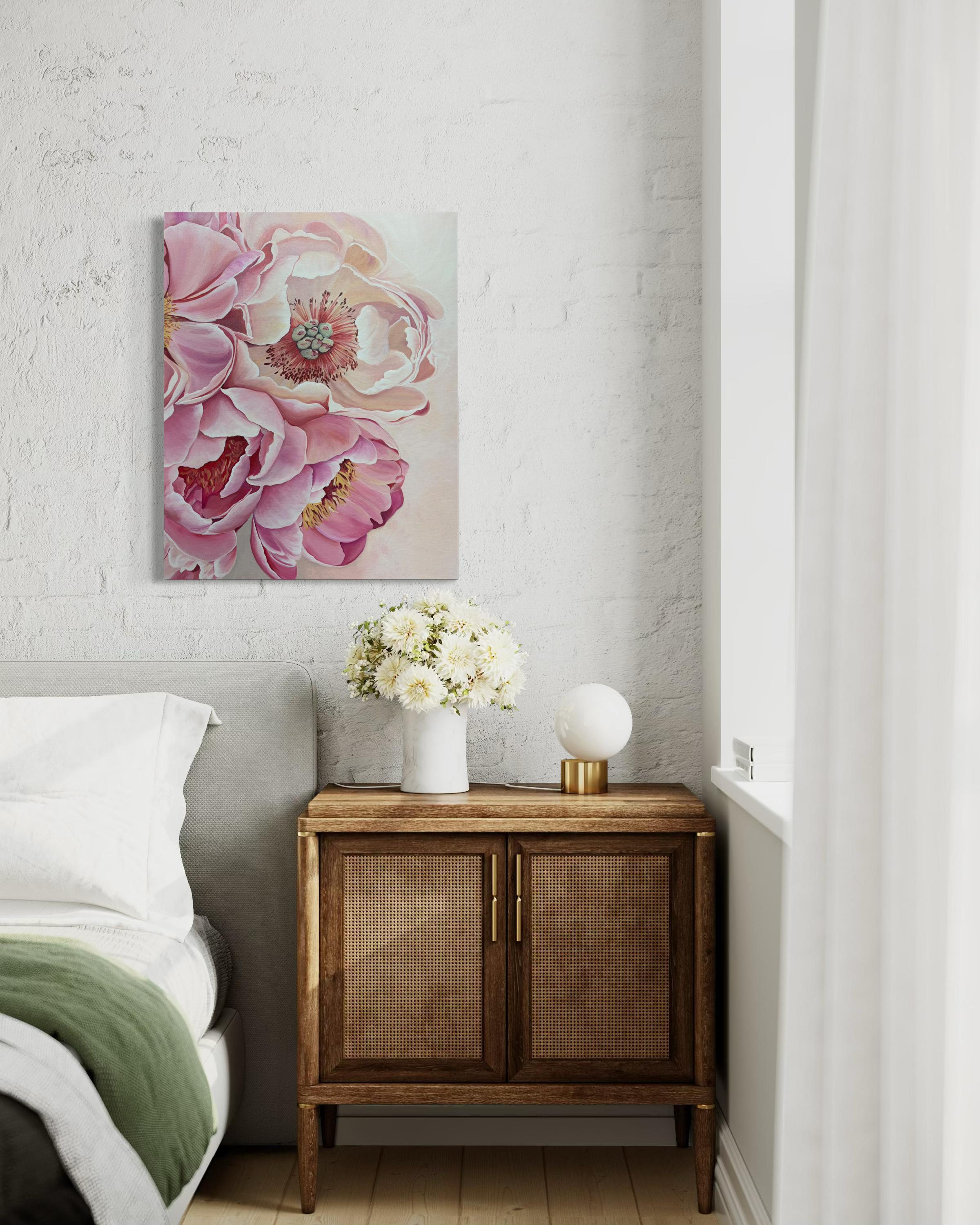 Blushing Ballerina Pinks 24x30