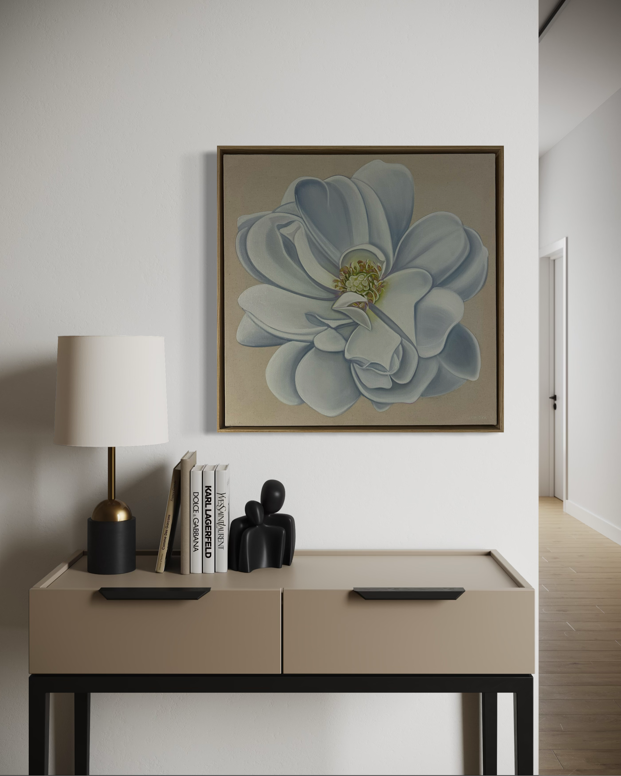 White Prayer - 24" x 24"