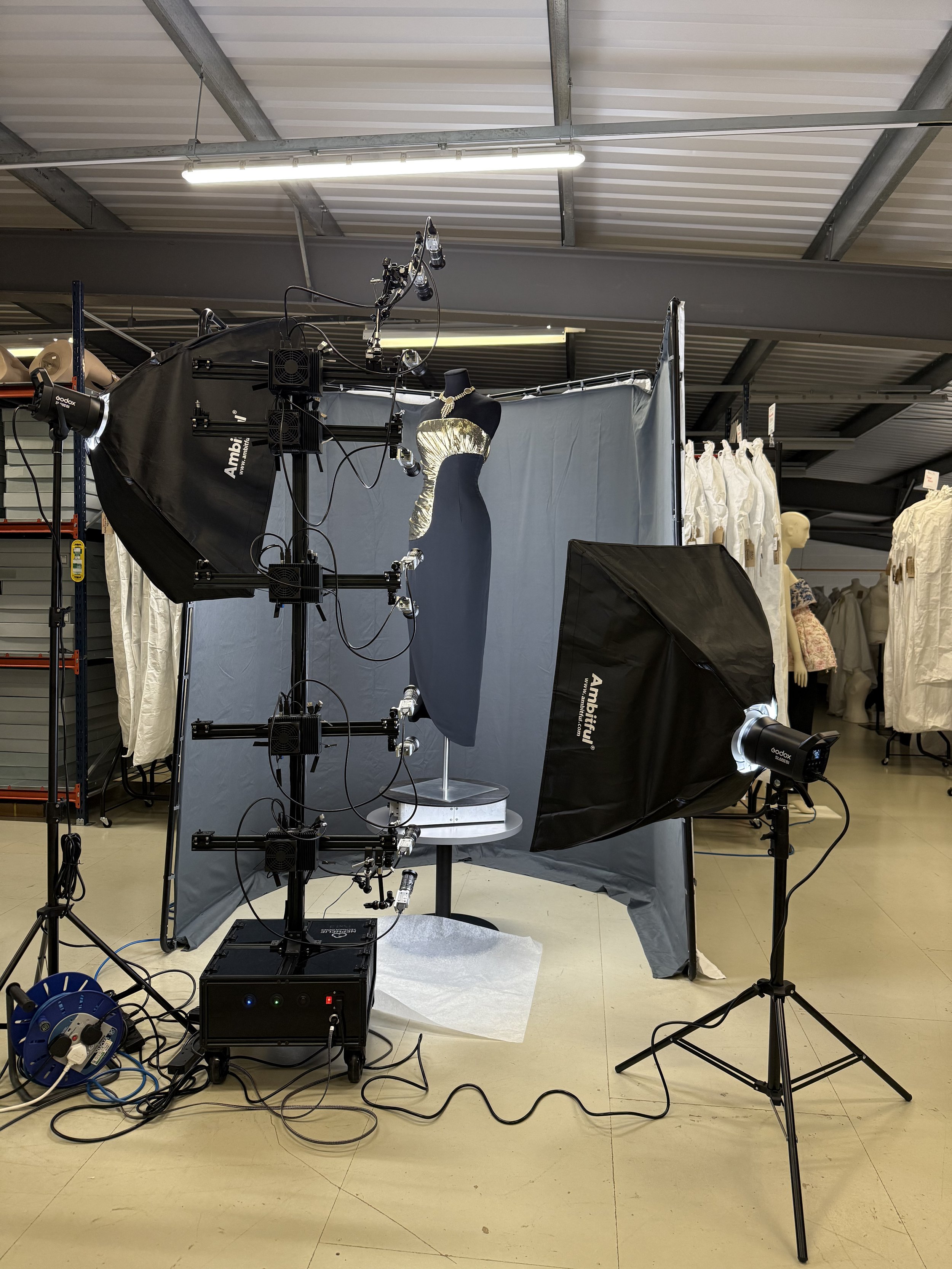 Scanning Bruce Oldfield for the Fashion Museum