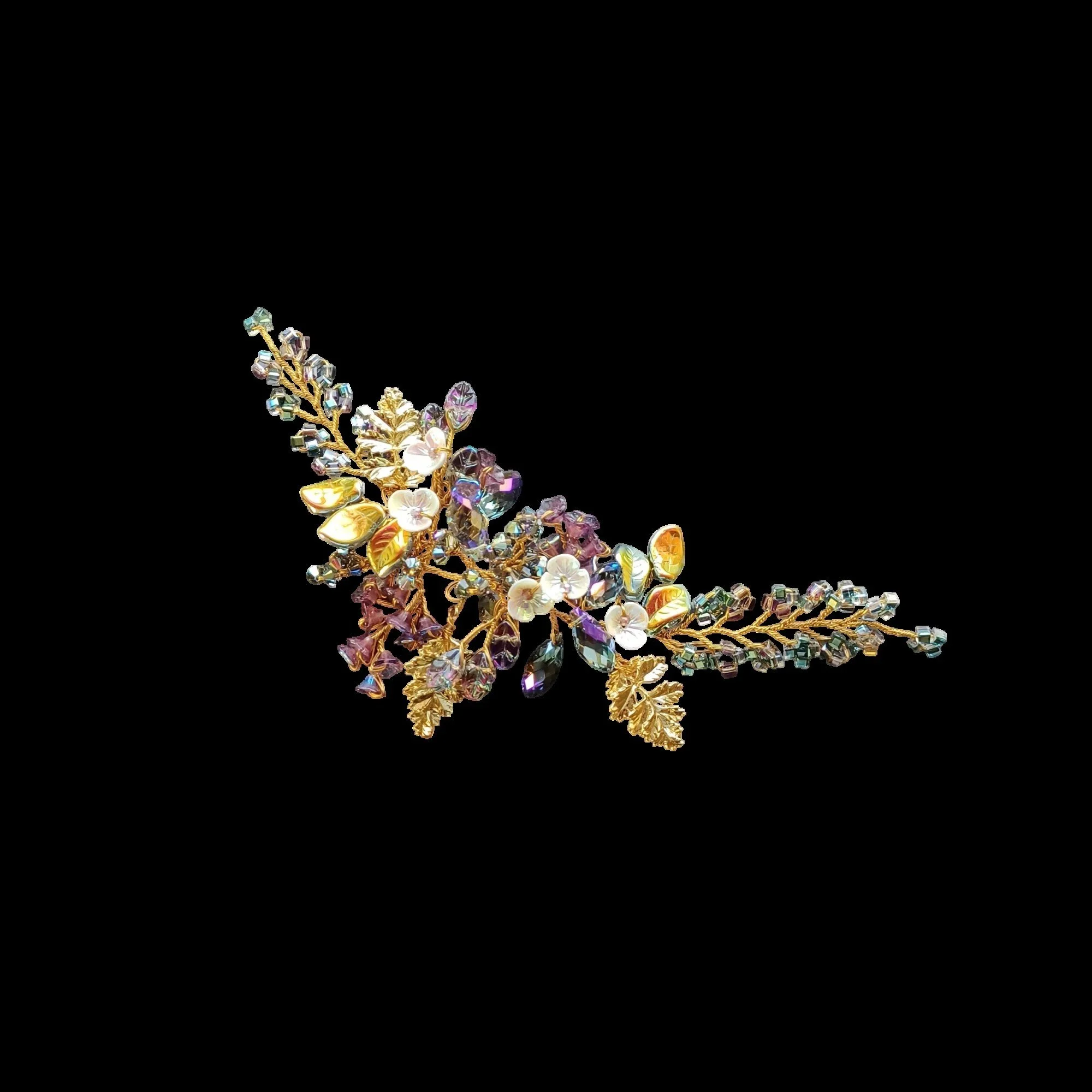 colourful+occasion+headpiece+handmade+UK+goldleaf+darklilacgreen+hairaccessory+by+BeadyBrideUK-Angelica (1).jpg