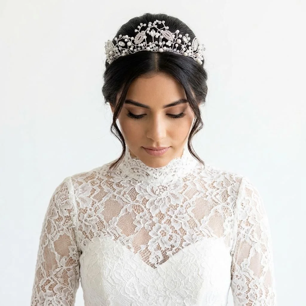 Crystal Bridal Crown-EMSIV
