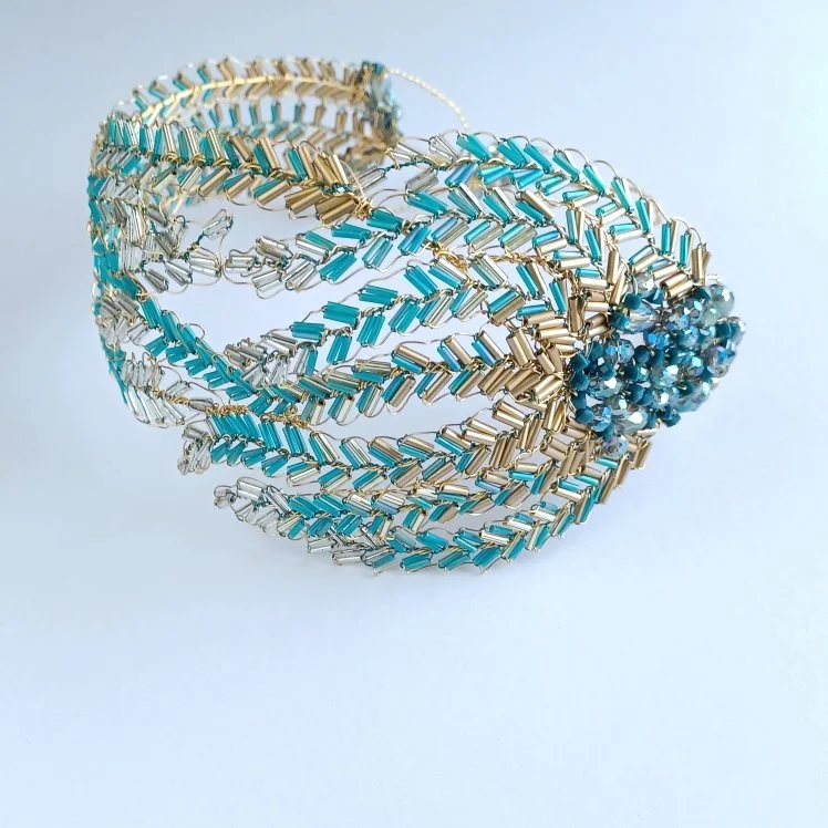 An events teal+gold+headband+hairaccesory+handmade-by-beadybrideuk-Latisha-Original  (2).jpg