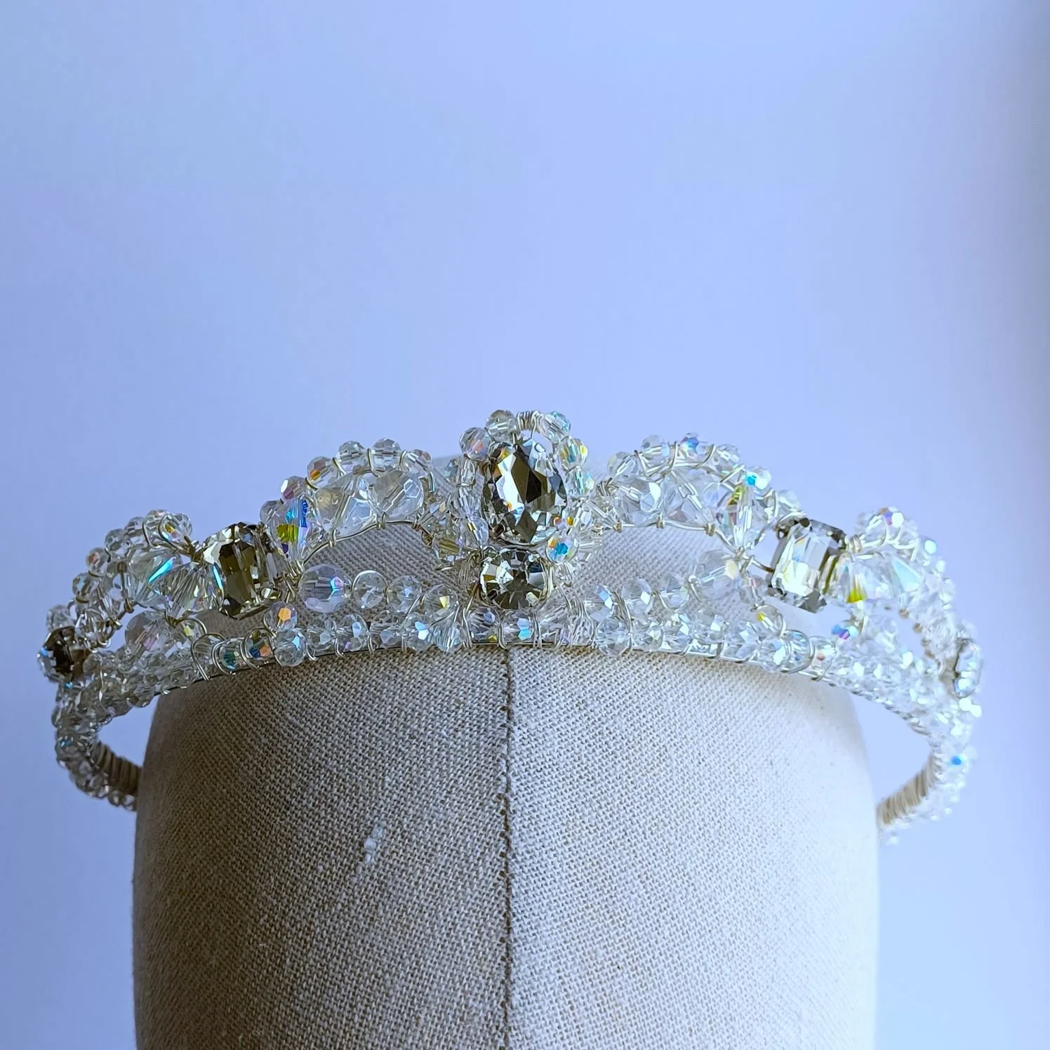 Clear crystal bridal tiara-Accessory-handmade-in UK-2026272829 (3).jpg