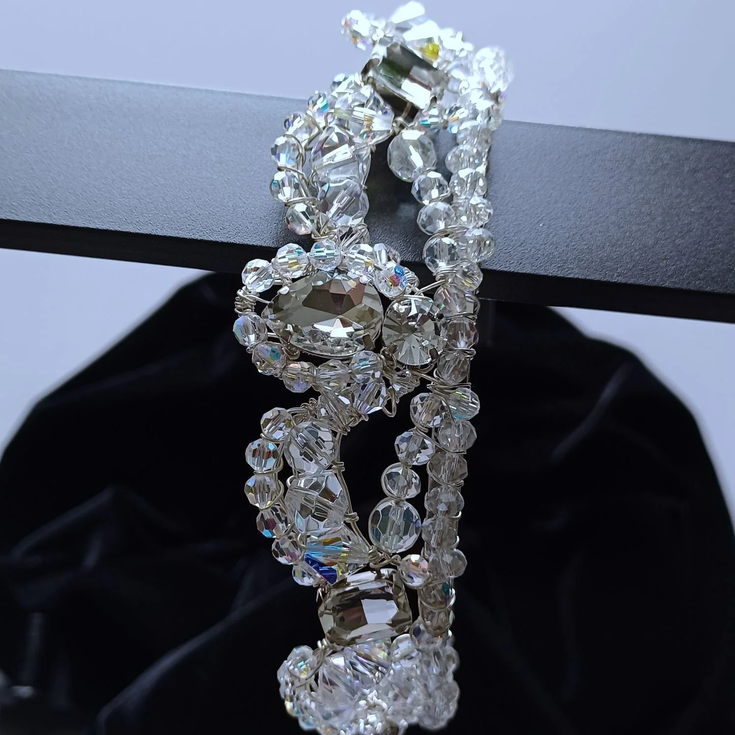 Clear crystal bridal tiara-Accessory-handmade-in UK-2026272829 (2).jpg