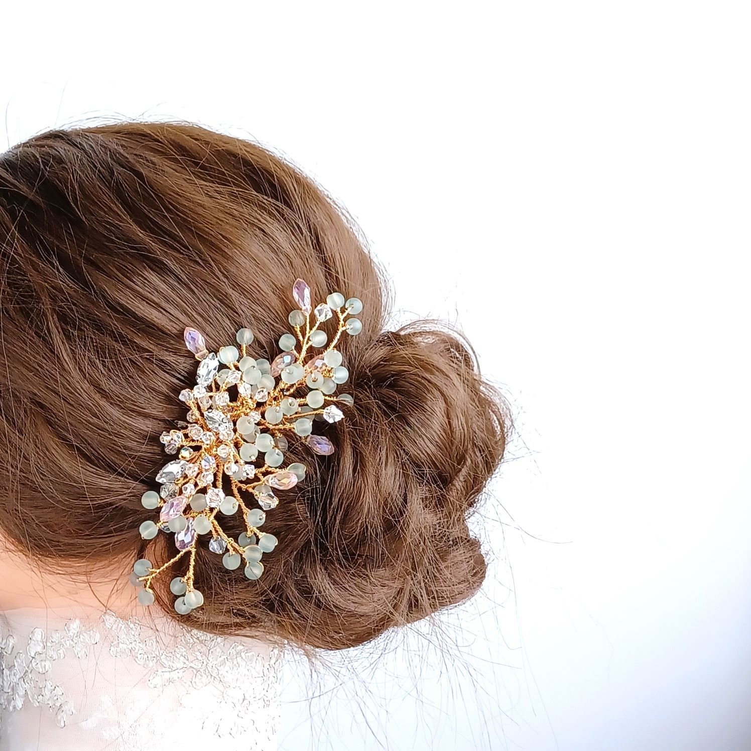 Opal Sagegreen+ palepink+ crystal occasionhairaccessory+sparkling crystals-handmade in UK-HYLY-C-3.jpg