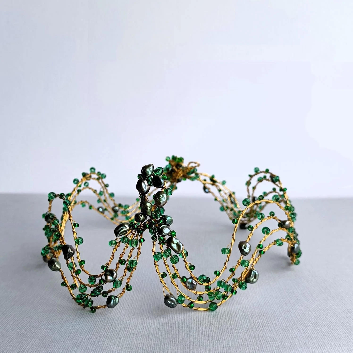 forest green keishi pearl crown-FRGKYSHCRWN-4.jpg