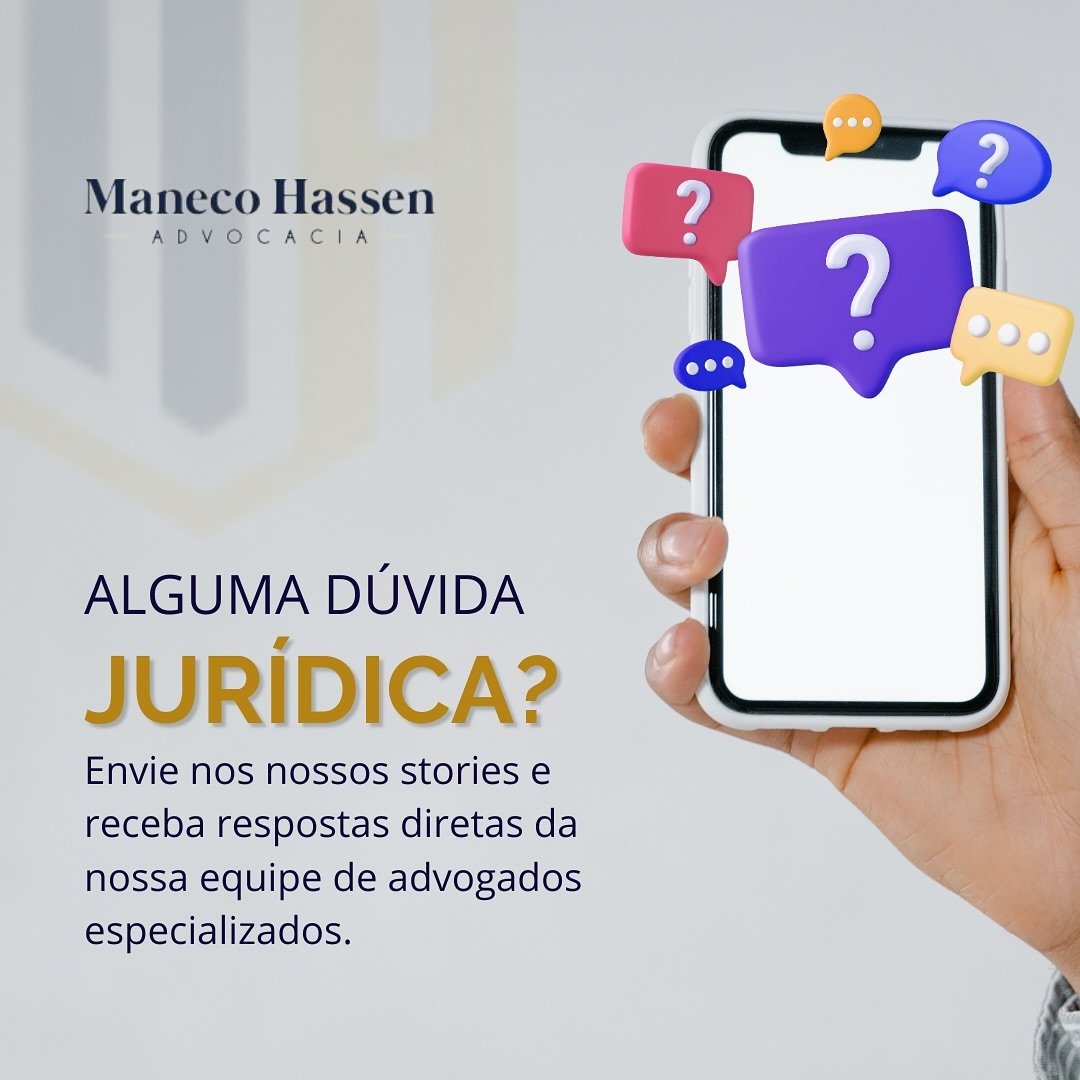 ℹ️ Contate-nos:
📍 [Rua Consuelo Alvim Saraiva, 144, Parque da Pedreira]
📞 [51 9 9920-2460]

#D&uacute;vidasJur&iacute;dicas #Direito #Advogados #manecohassenadvocacia #direitoempresarial #direitotrabalhista #direitodoconsumidor #duvida #perguntas 
