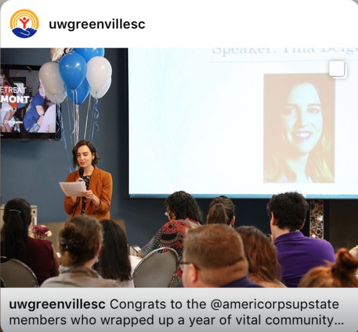 Speaker at AmeriCorps graduation.png