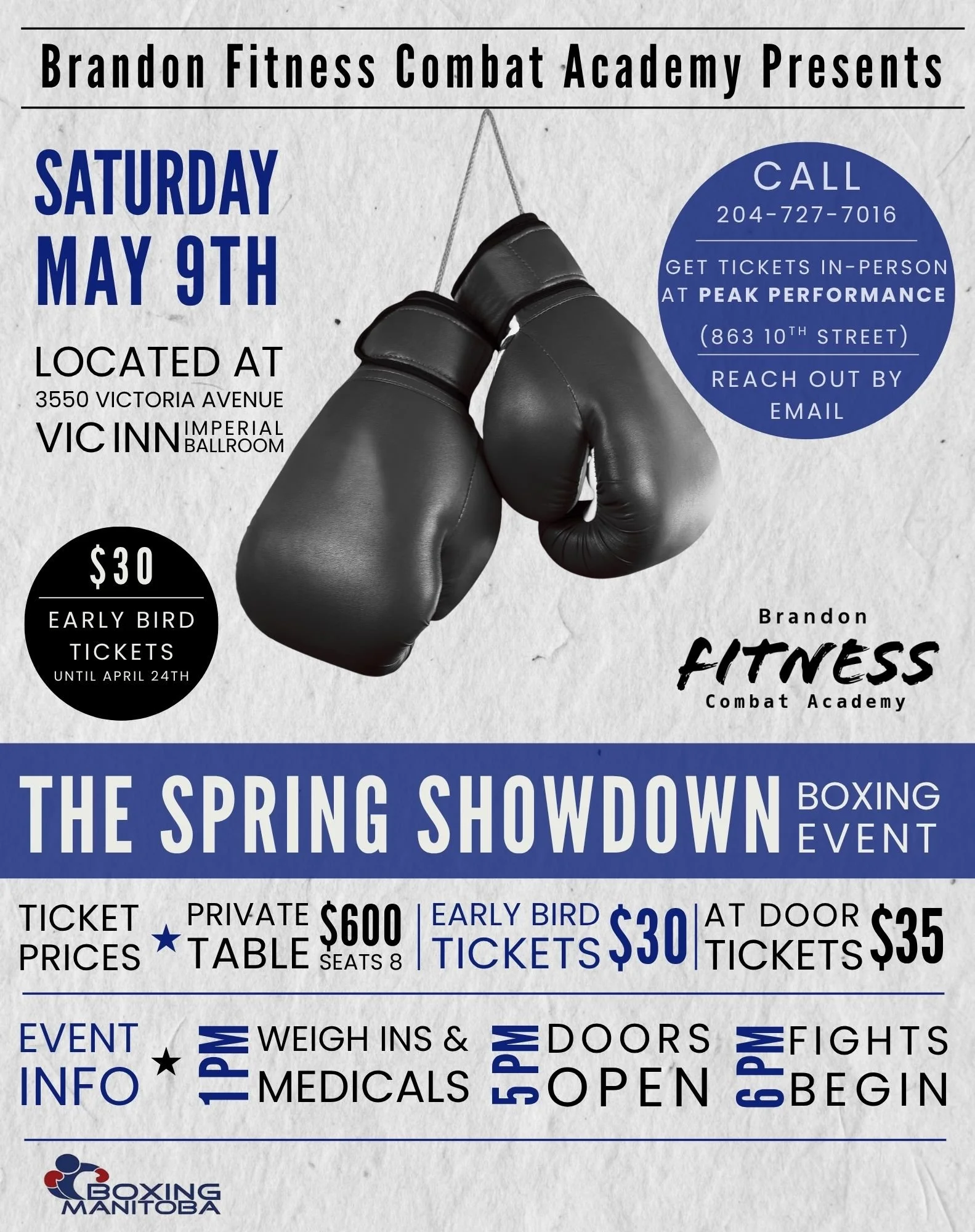 Spring Showdown (Amateur Boxing Event)