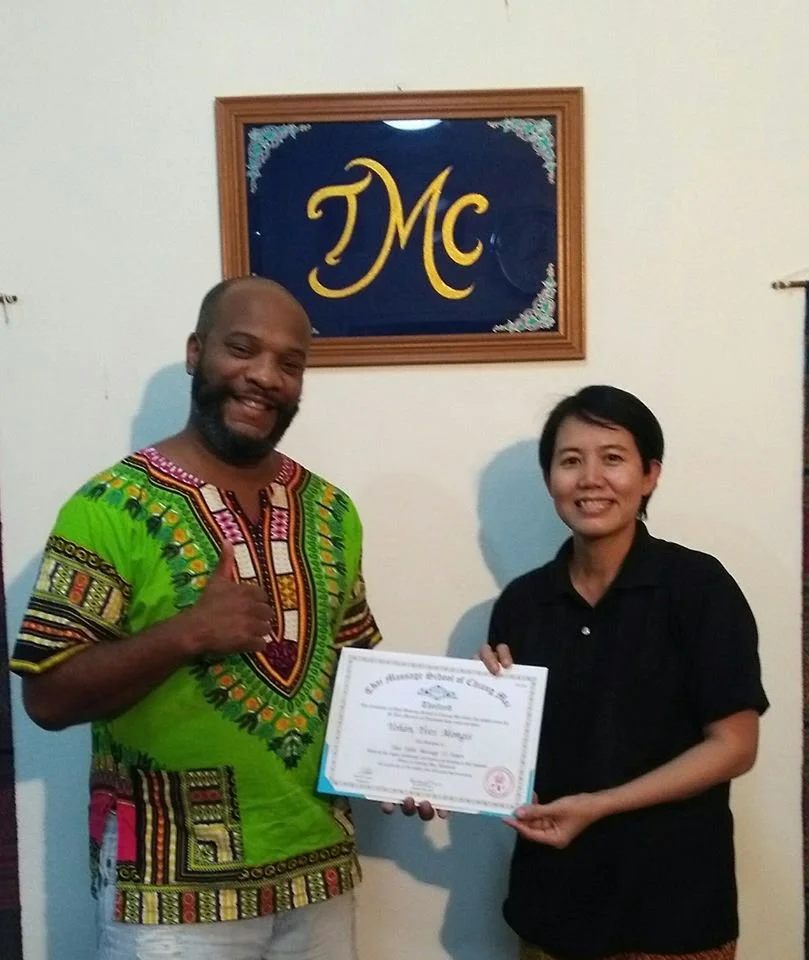 Graduation ceremony at TMC Thai Massage School in Chiang Mai