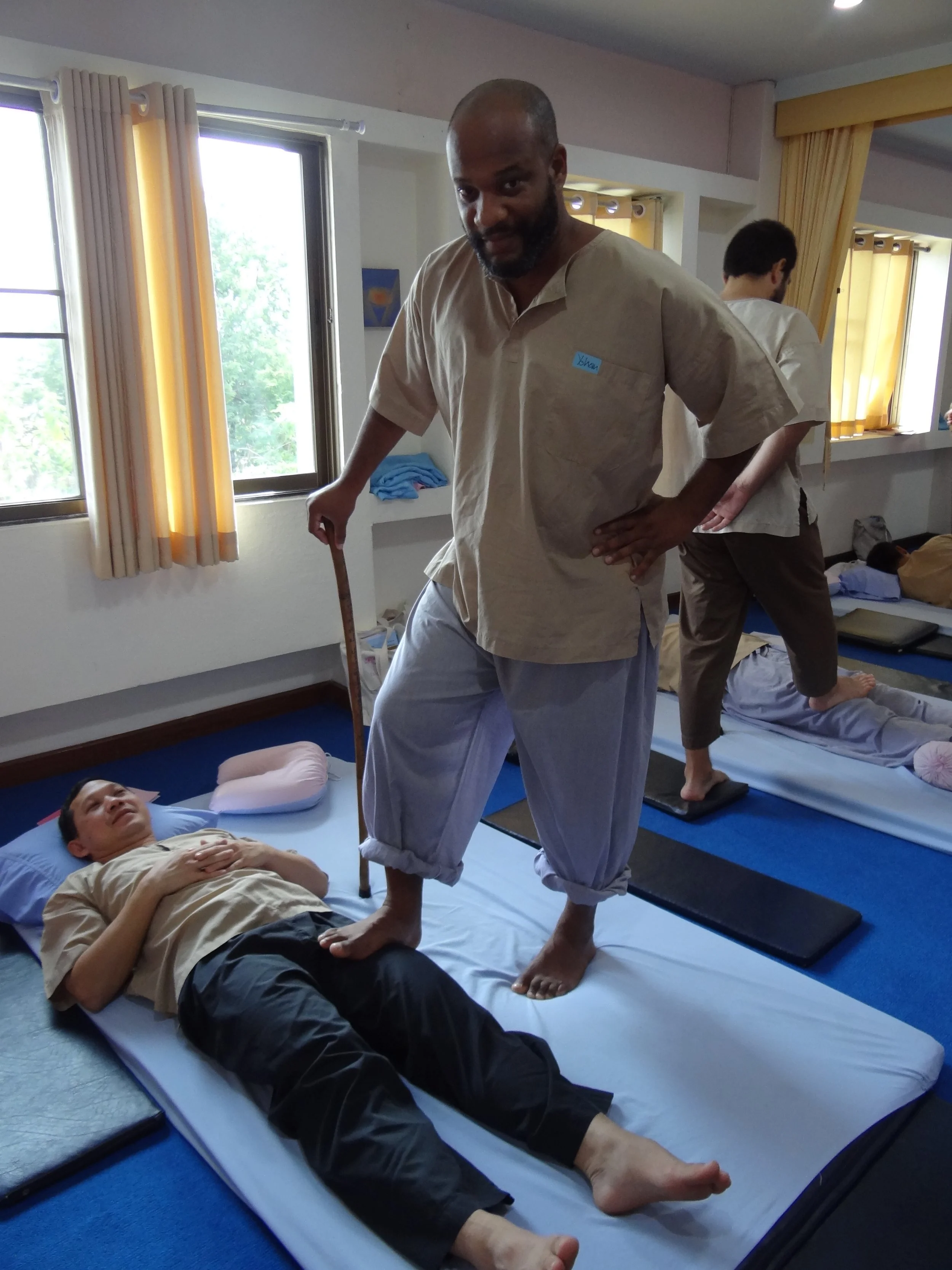 Professional Thai massage training at TMC School in Chiang Mai