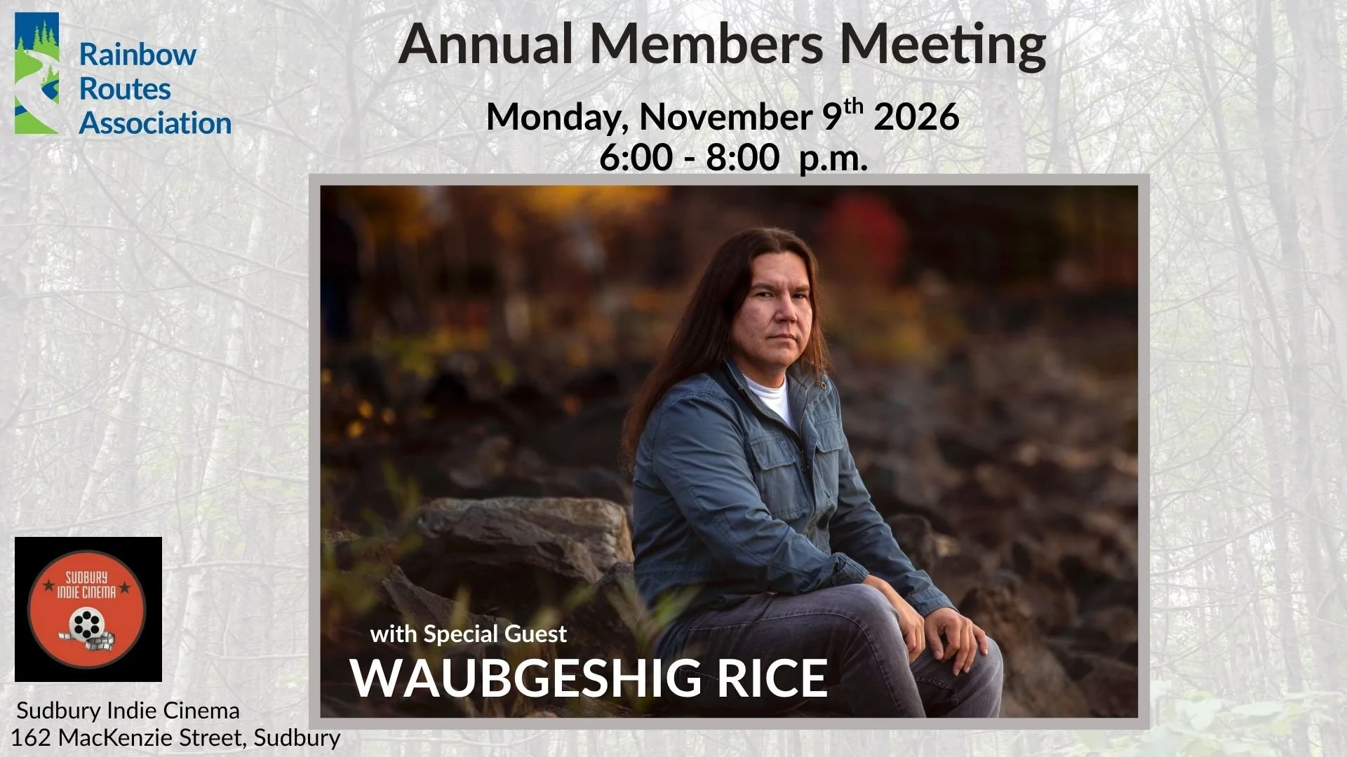 Annual Members Meeting featuring Waubgeshig Rice