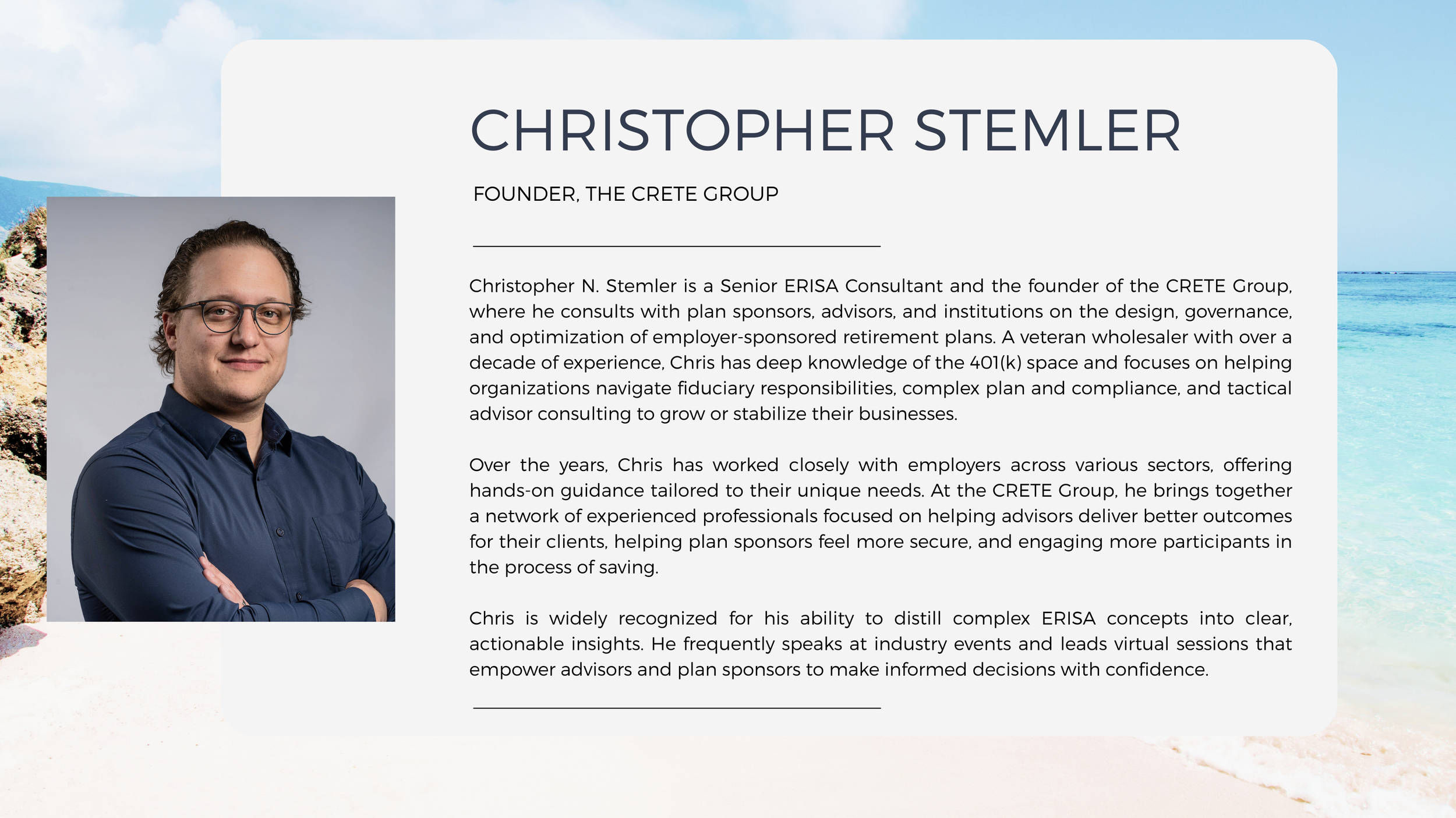 About Our Team — Crete Group, Inc