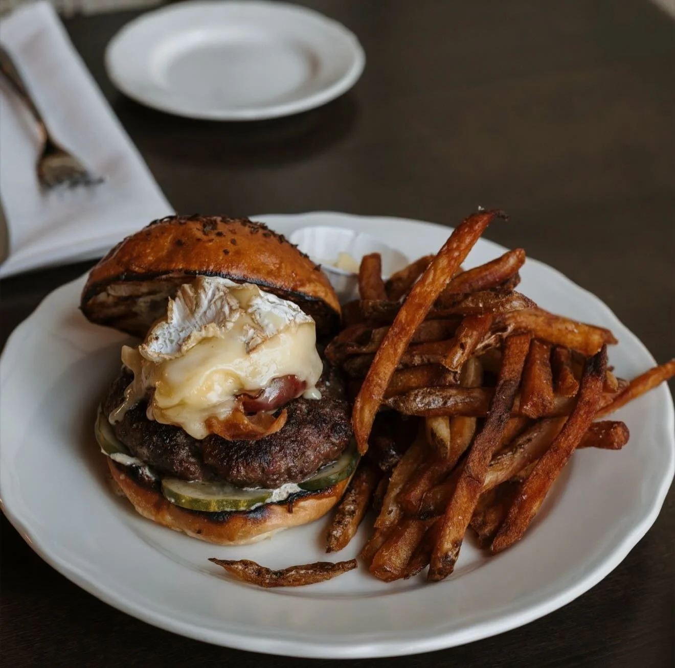 The (not-so-secret) burger. Pairs well with a martini. Grab one at the bar!