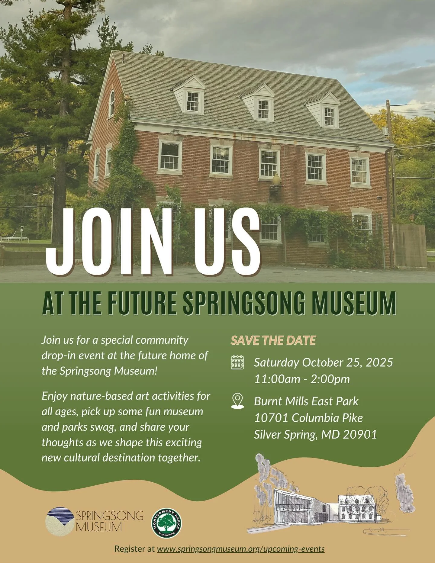 π Join us this Saturday for a special community drop-in event at the site where Springsong Museum will bring new life to Rachel Carson’s legacy! π
This outdoor, informal event is a great opportunity to meet the dedicated staff from both Spri