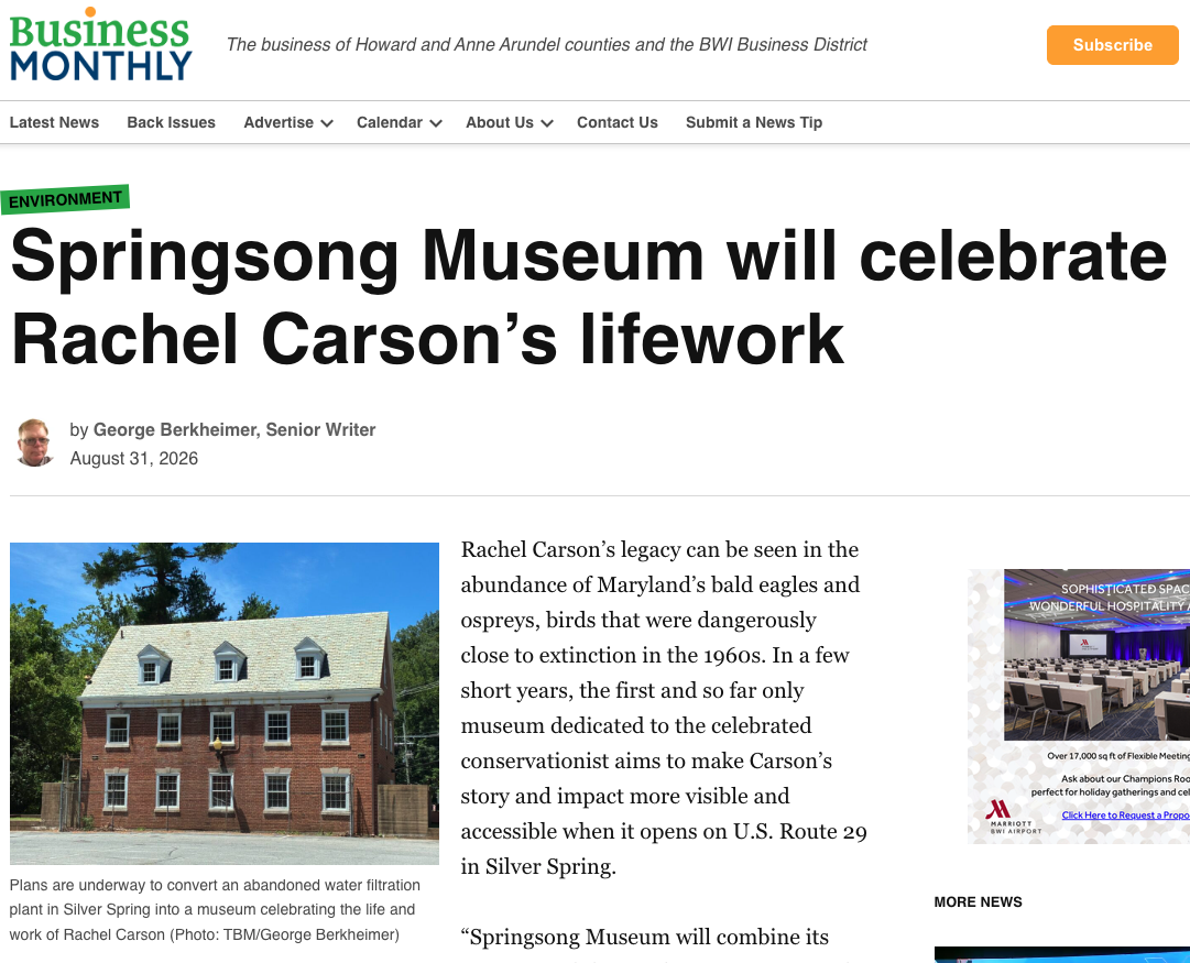 Springsong featured in Business Monthly