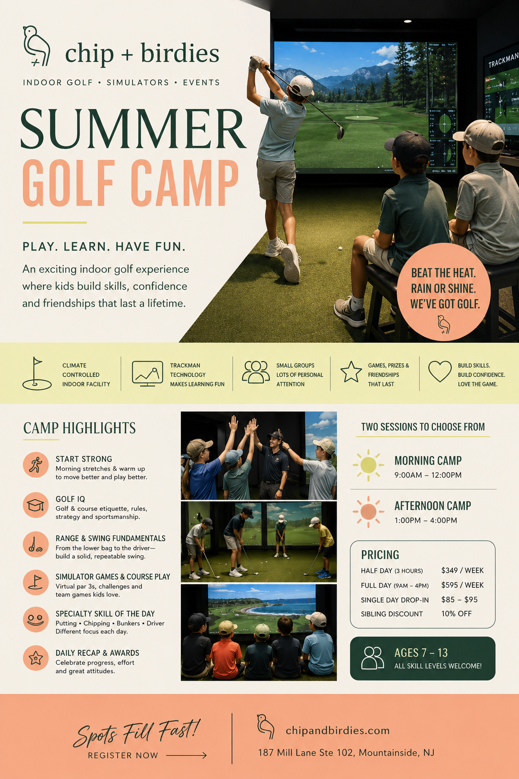 Morning Session 7/27 - 7/31 - Summer Golf Camp