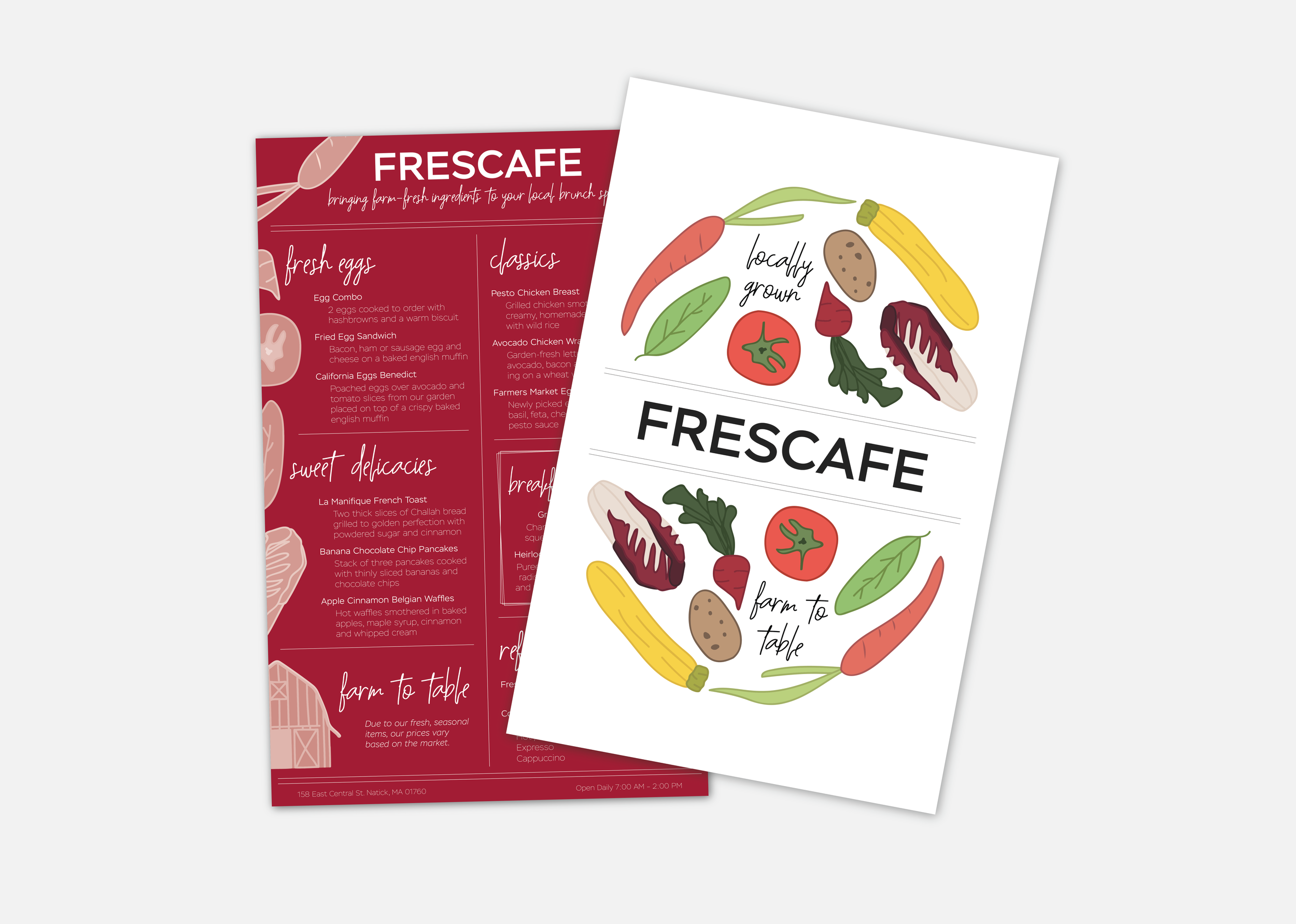Frescafe Menu