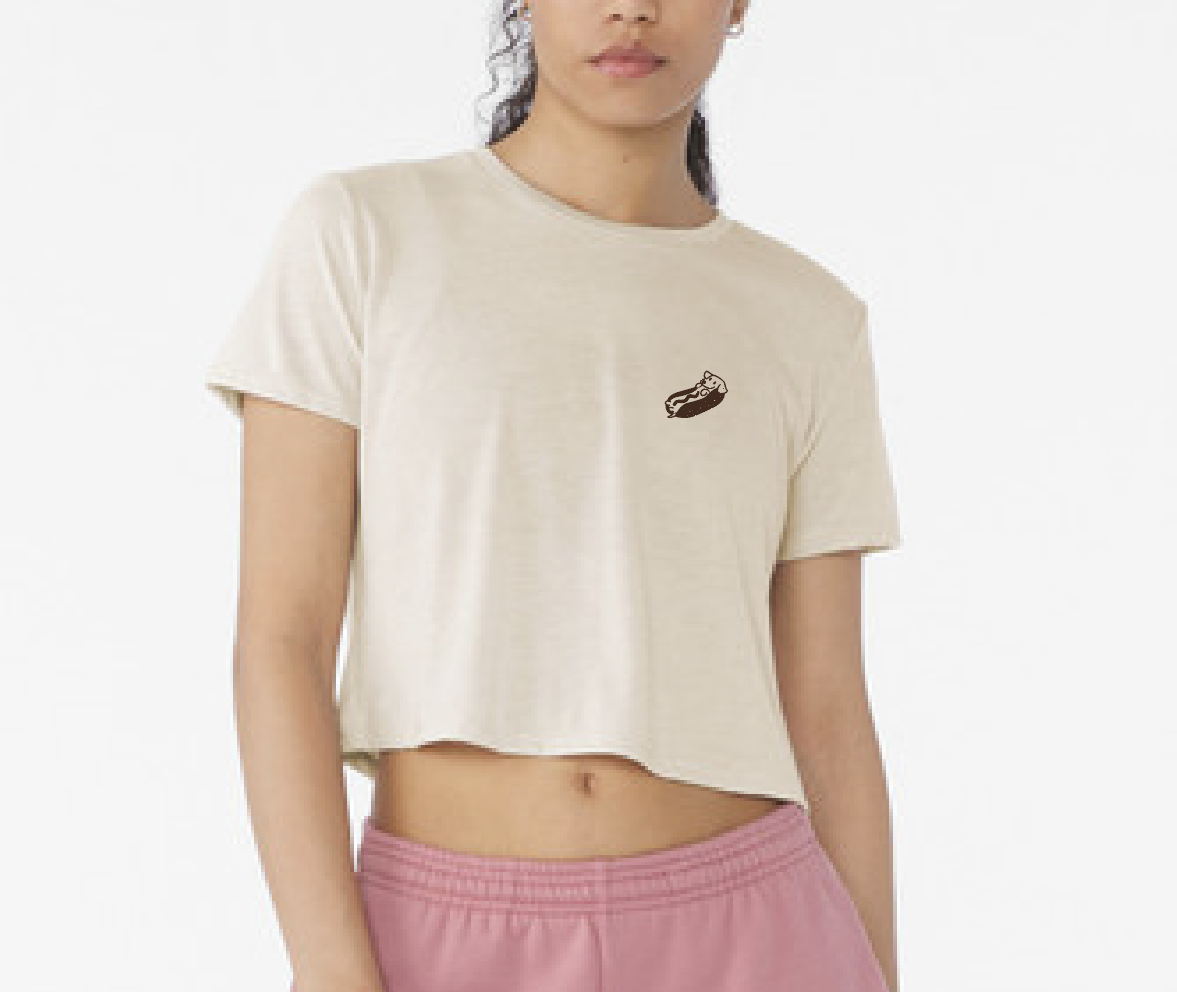 Hotdog Crop Tee