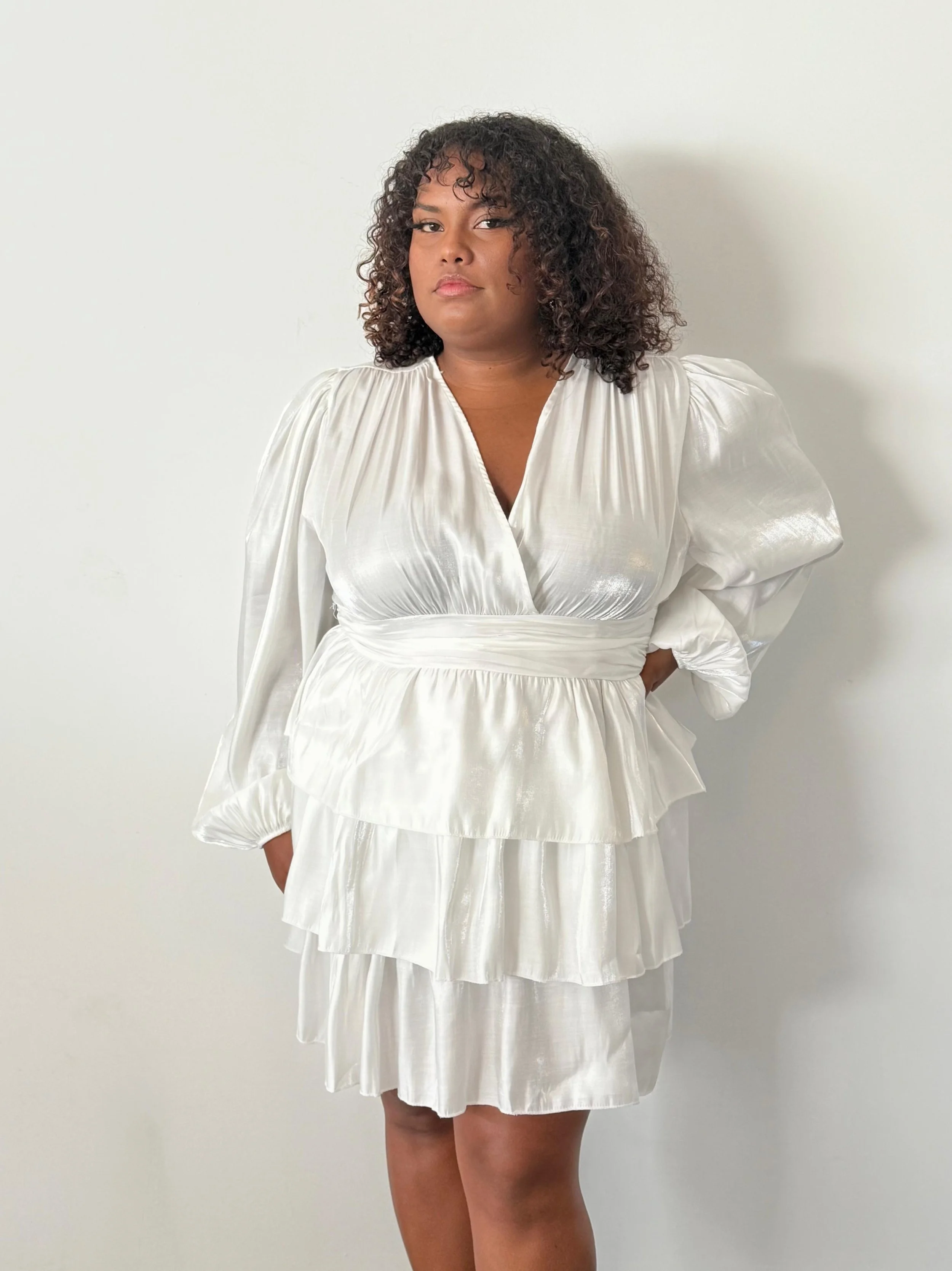 ROBE COURTE SATINEE MILA