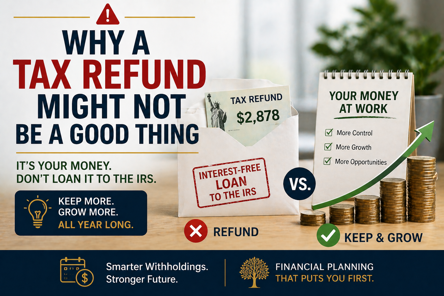 Why a Tax Refund Might Not Be a Good Thing