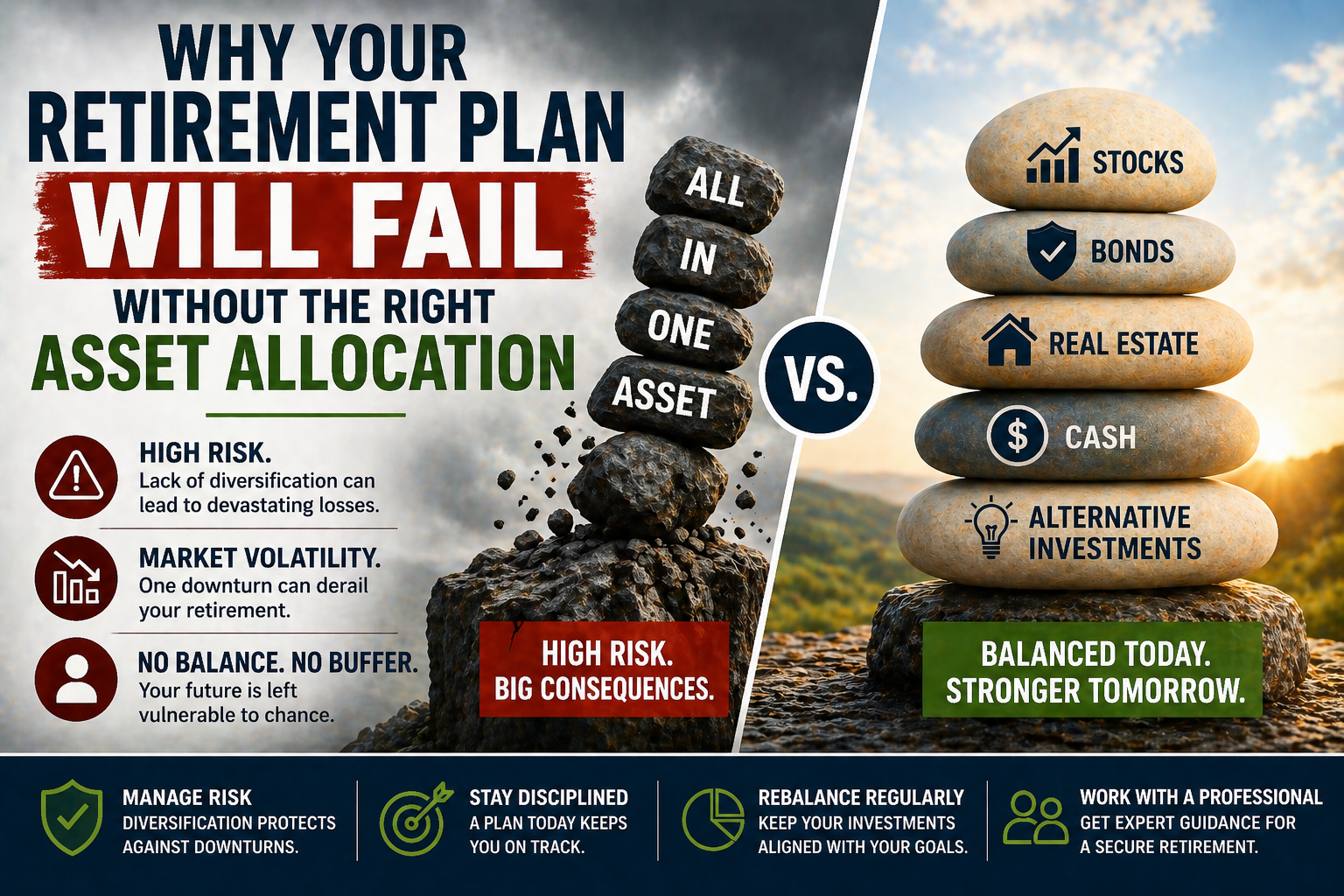 Why Your Retirement Plan Will Fail Without the Right Asset Allocation