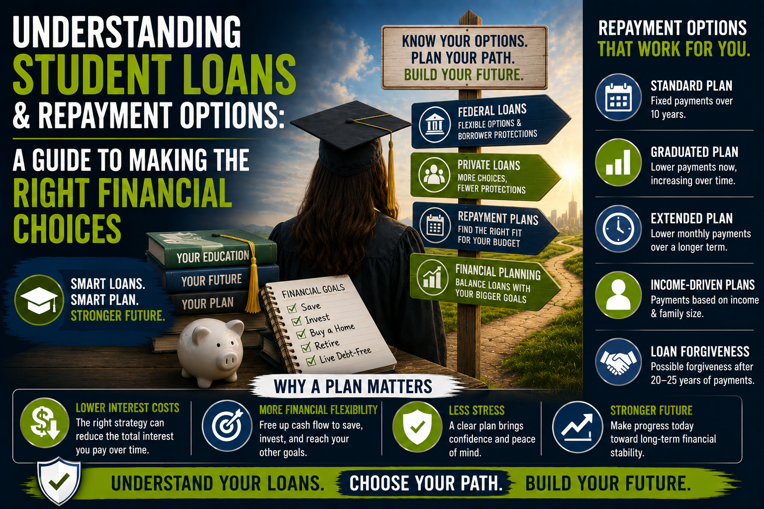 Understanding Student Loans and Repayment Options: A Guide to Making the Right Financial Choices