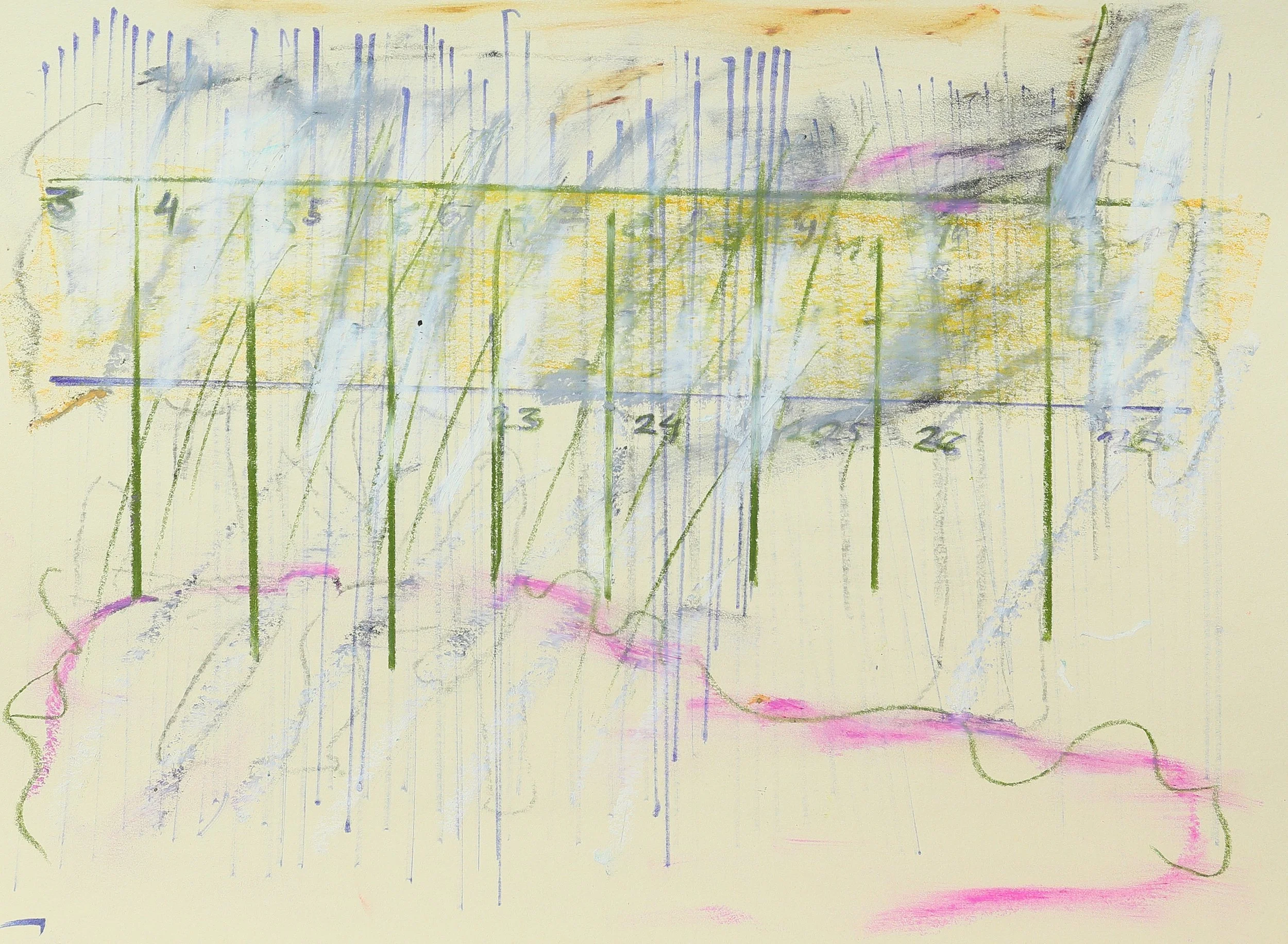 UNTITLED, 30 x 22 cm, oil and wax pastel on paper, 2024