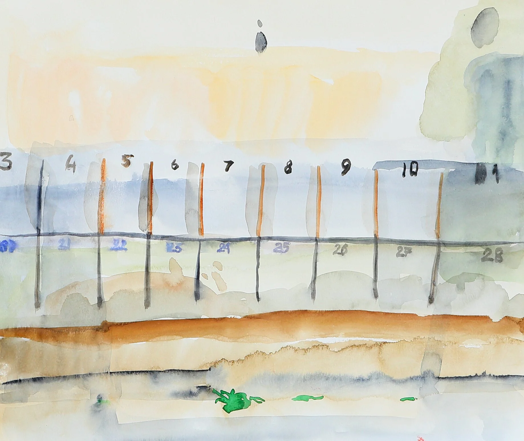 UNTITLED, 35 x 25 cm, aquarel on paper, 2025