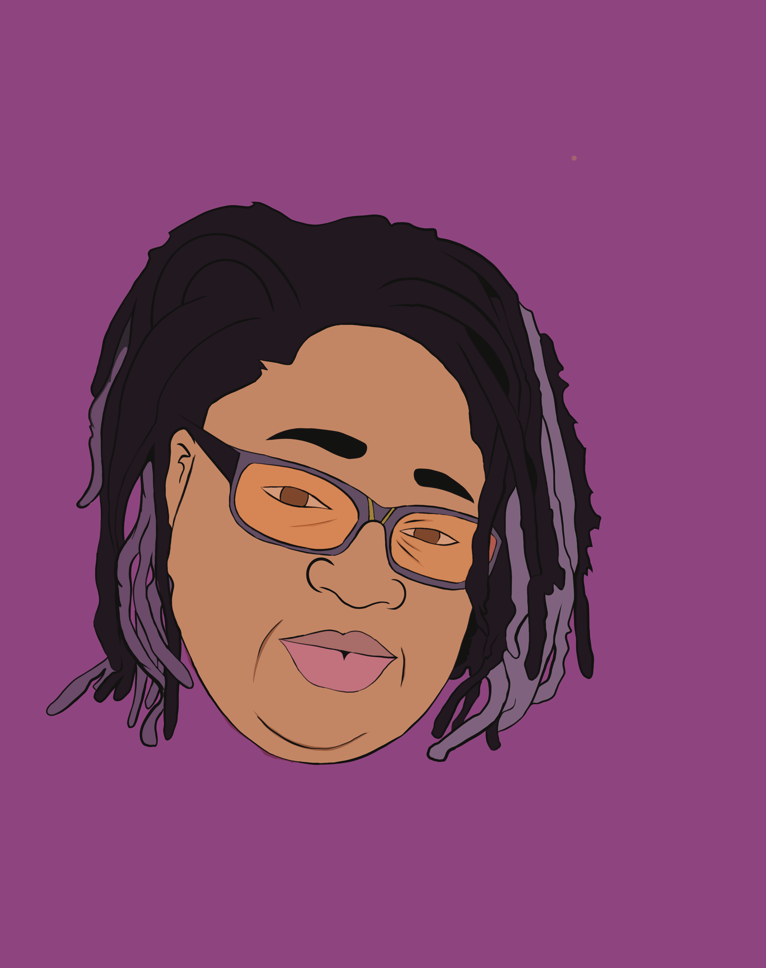 Blue Beans drawing